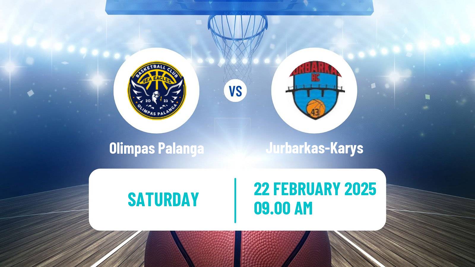 Basketball Lietuvos NKL Olimpas Palanga - Jurbarkas-Karys