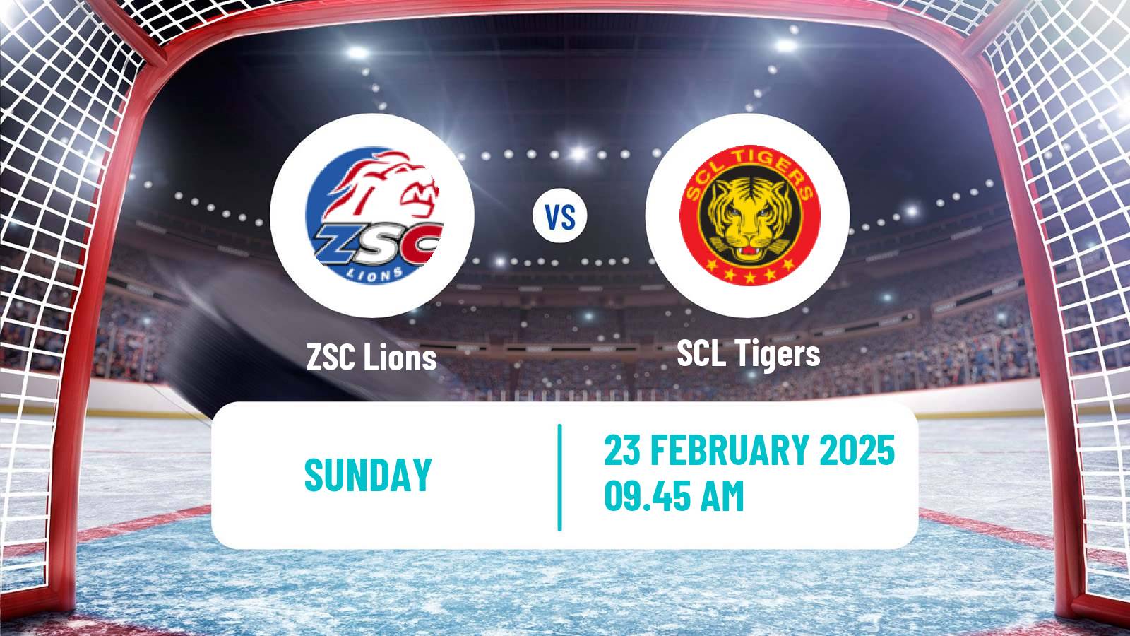 Hockey Swiss National League Hockey ZSC Lions - SCL Tigers