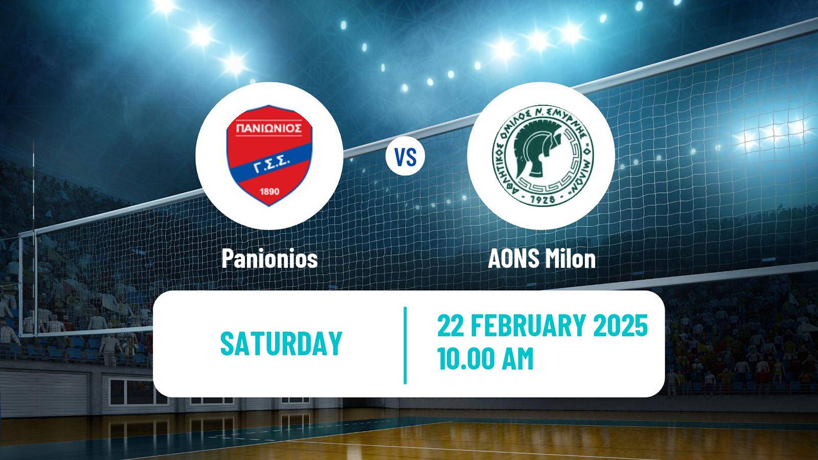 Volleyball Greek A1 Volleyball Women Panionios - AONS Milon