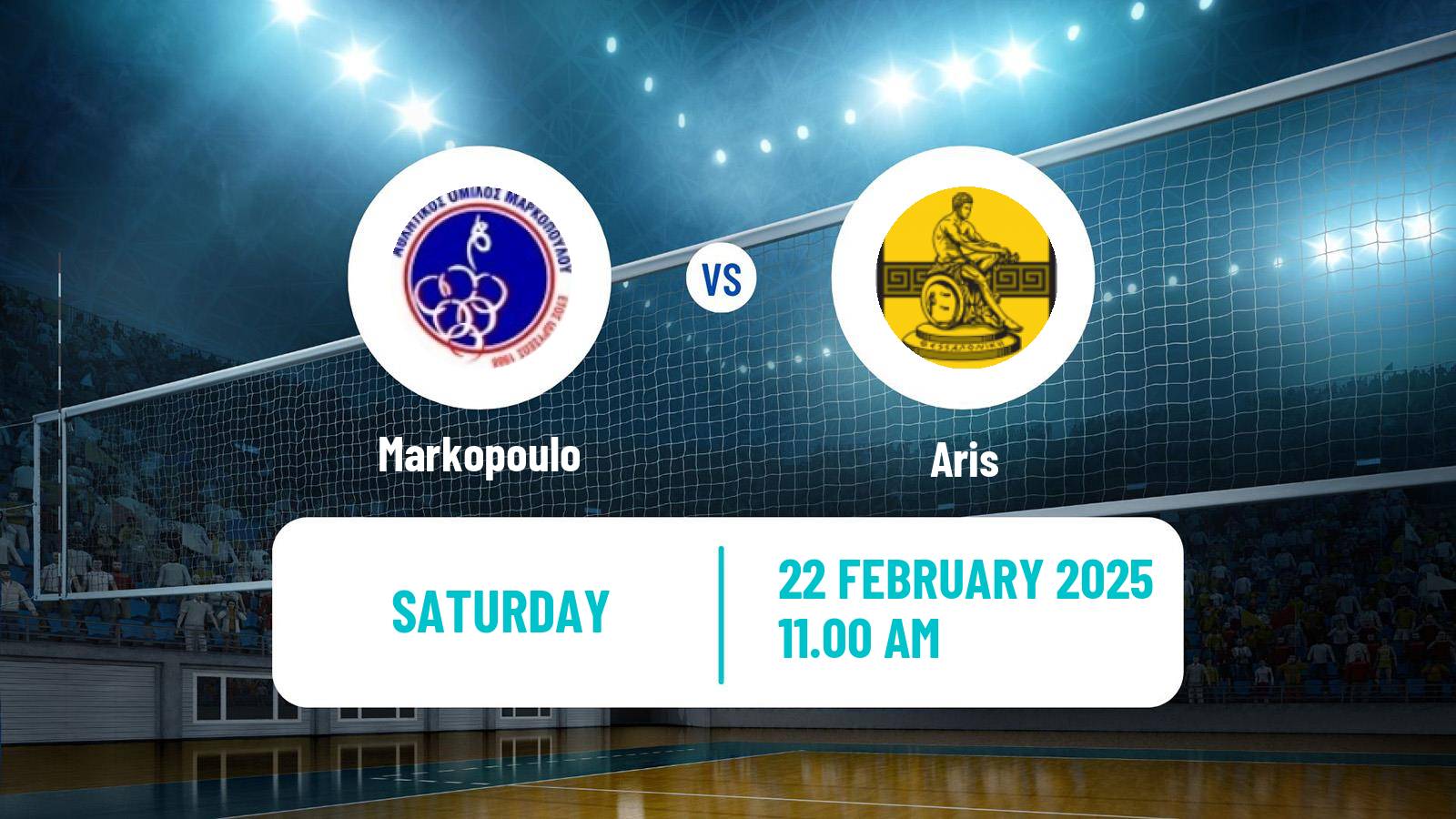 Volleyball Greek A1 Volleyball Women Markopoulo - Aris