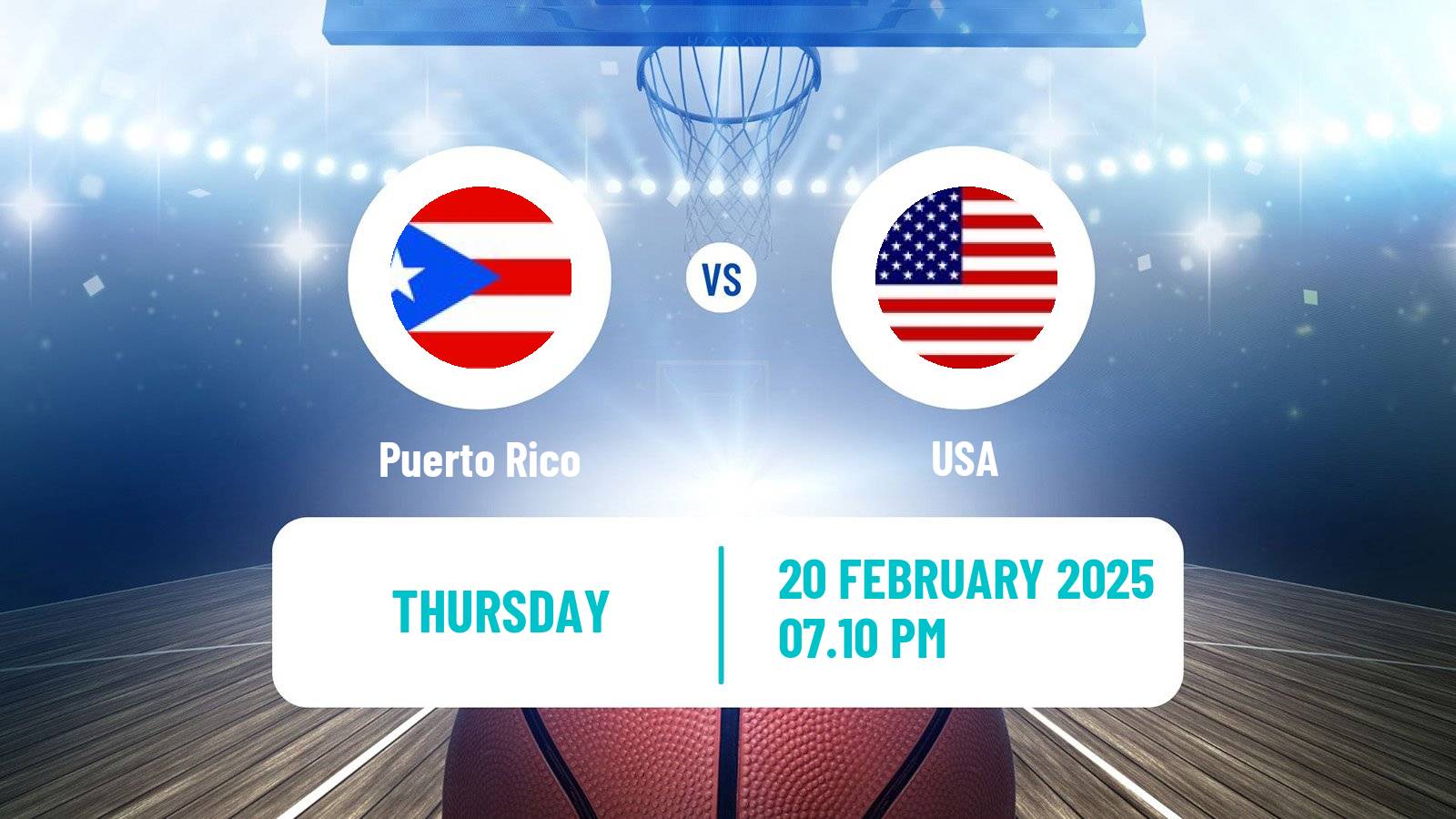 Basketball AmeriCup Basketball Puerto Rico - USA