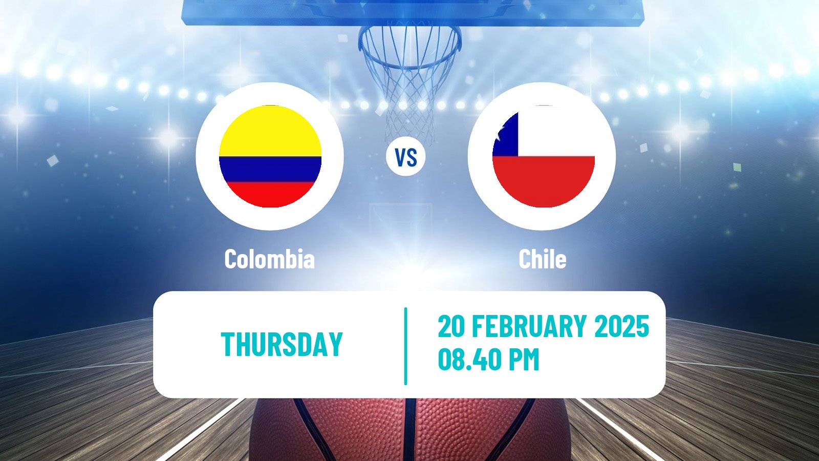 Basketball AmeriCup Basketball Colombia - Chile