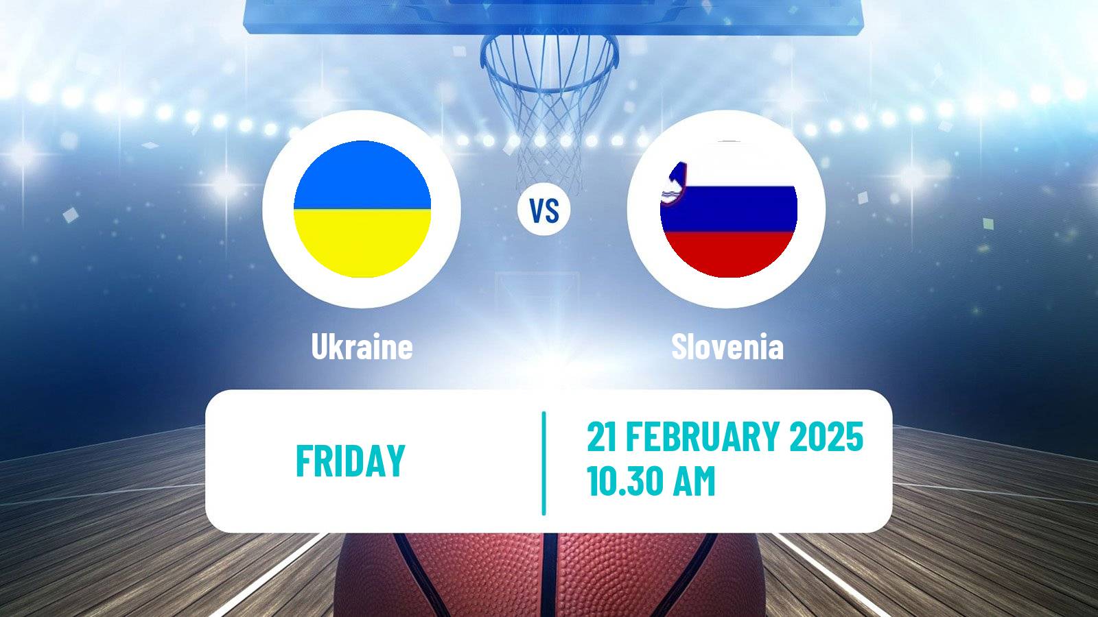 Basketball EuroBasket Ukraine - Slovenia