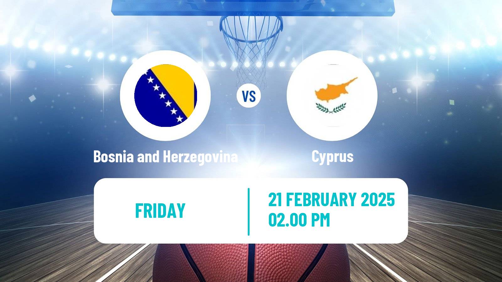 Basketball EuroBasket Bosnia and Herzegovina - Cyprus