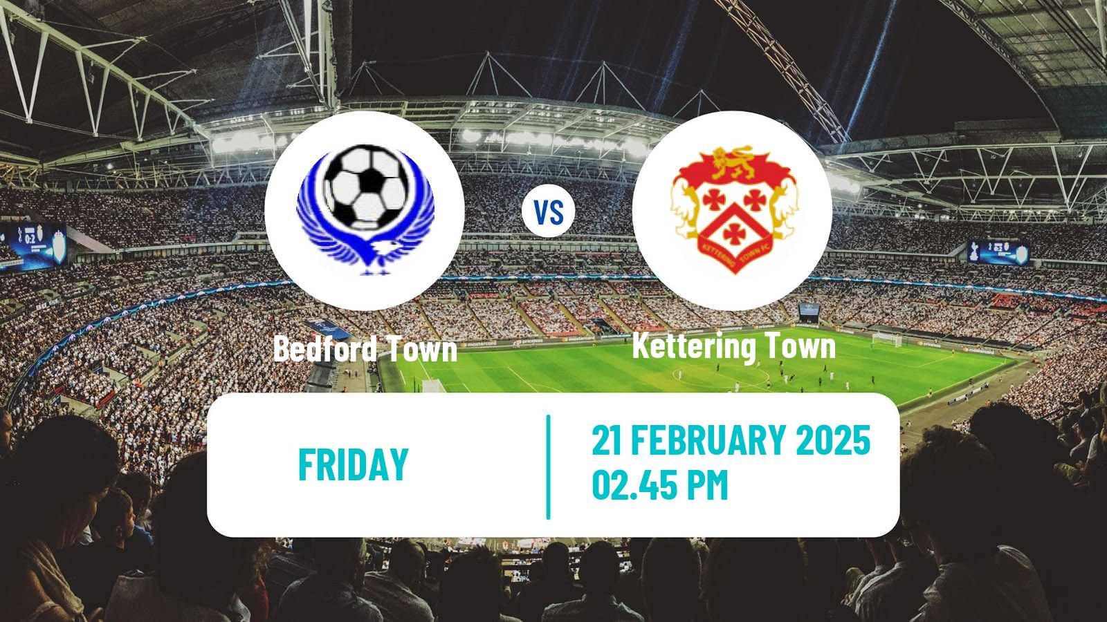 Soccer English Southern League Central Division Bedford Town - Kettering Town