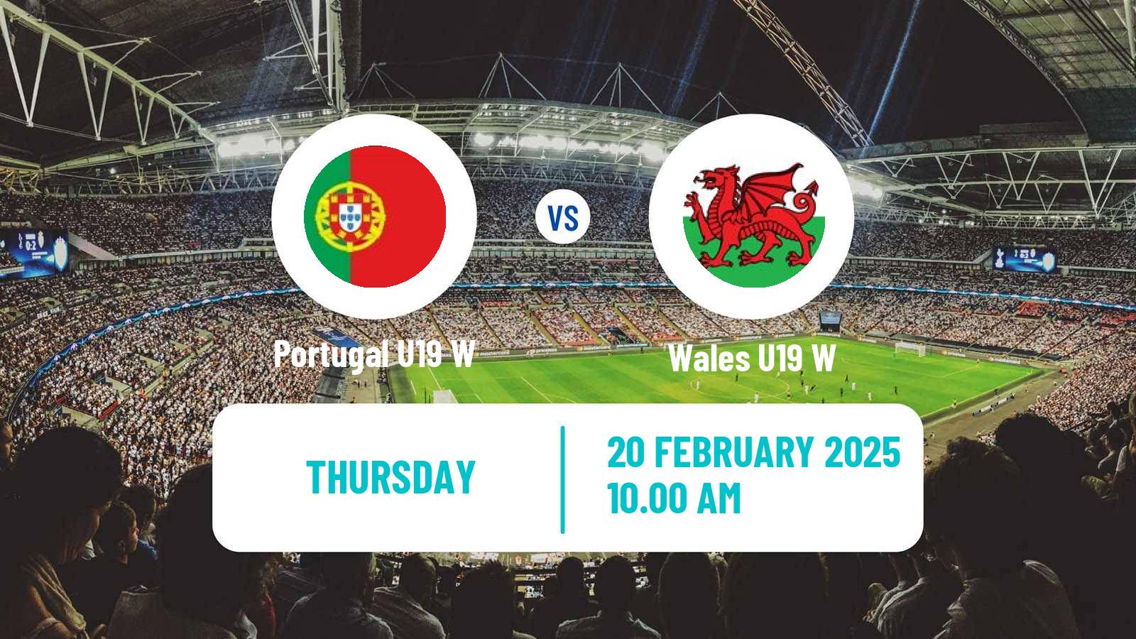 Soccer Friendly International Women Portugal U19 W - Wales U19 W