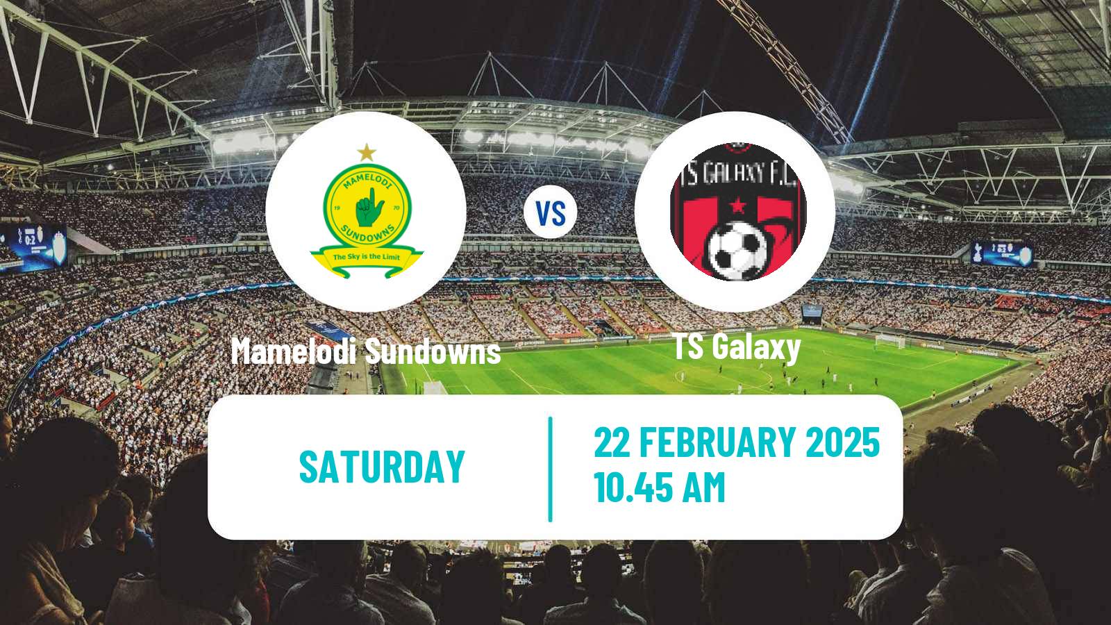 Soccer South African Premier Soccer League Mamelodi Sundowns - TS Galaxy