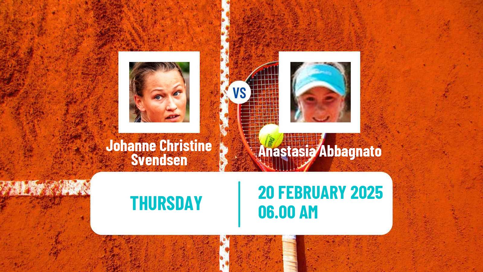 Tennis ITF W15 Manacor 2 Women Johanne Christine Svendsen - Anastasia Abbagnato