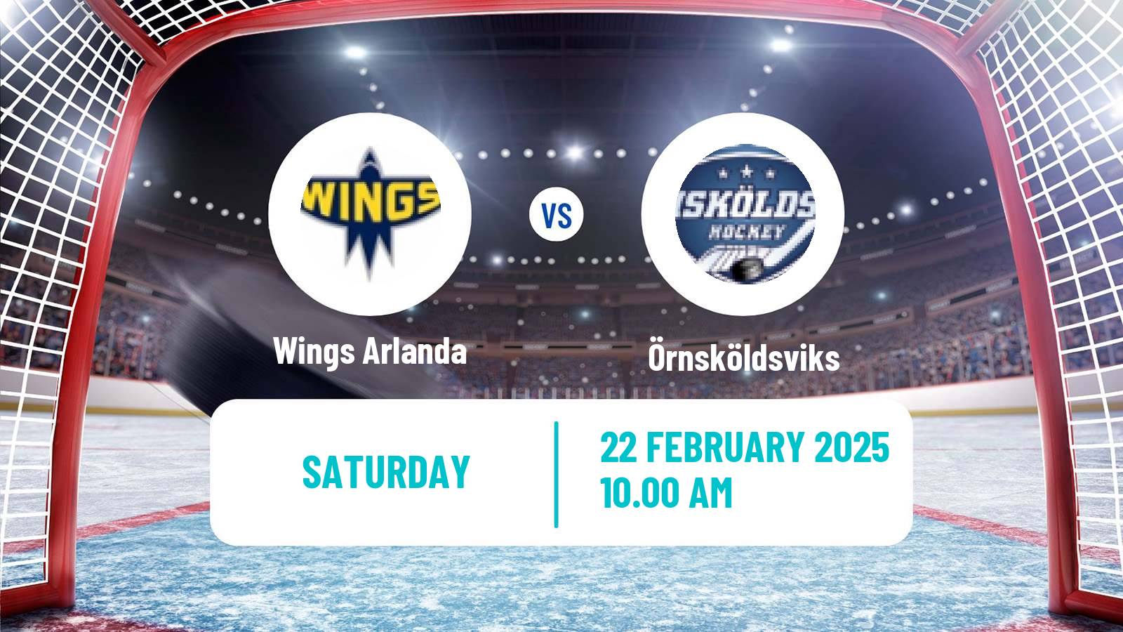 Hockey Swedish HockeyEttan Norra Var Wings Arlanda - Örnsköldsviks