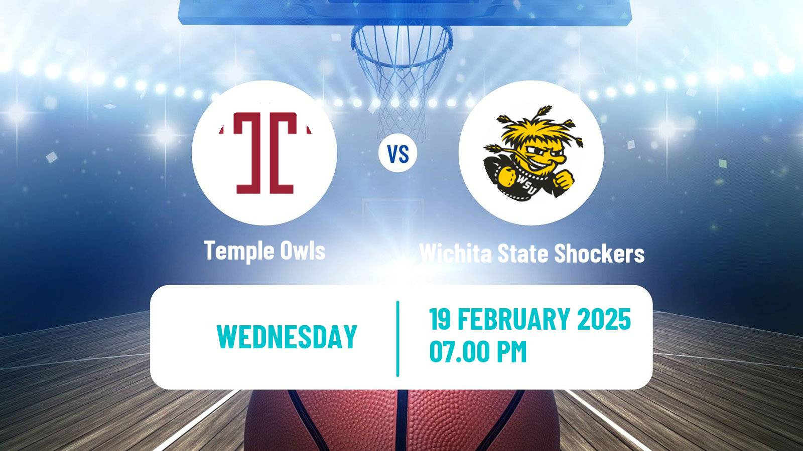 Basketball NCAA College Basketball Women Temple Owls - Wichita State Shockers