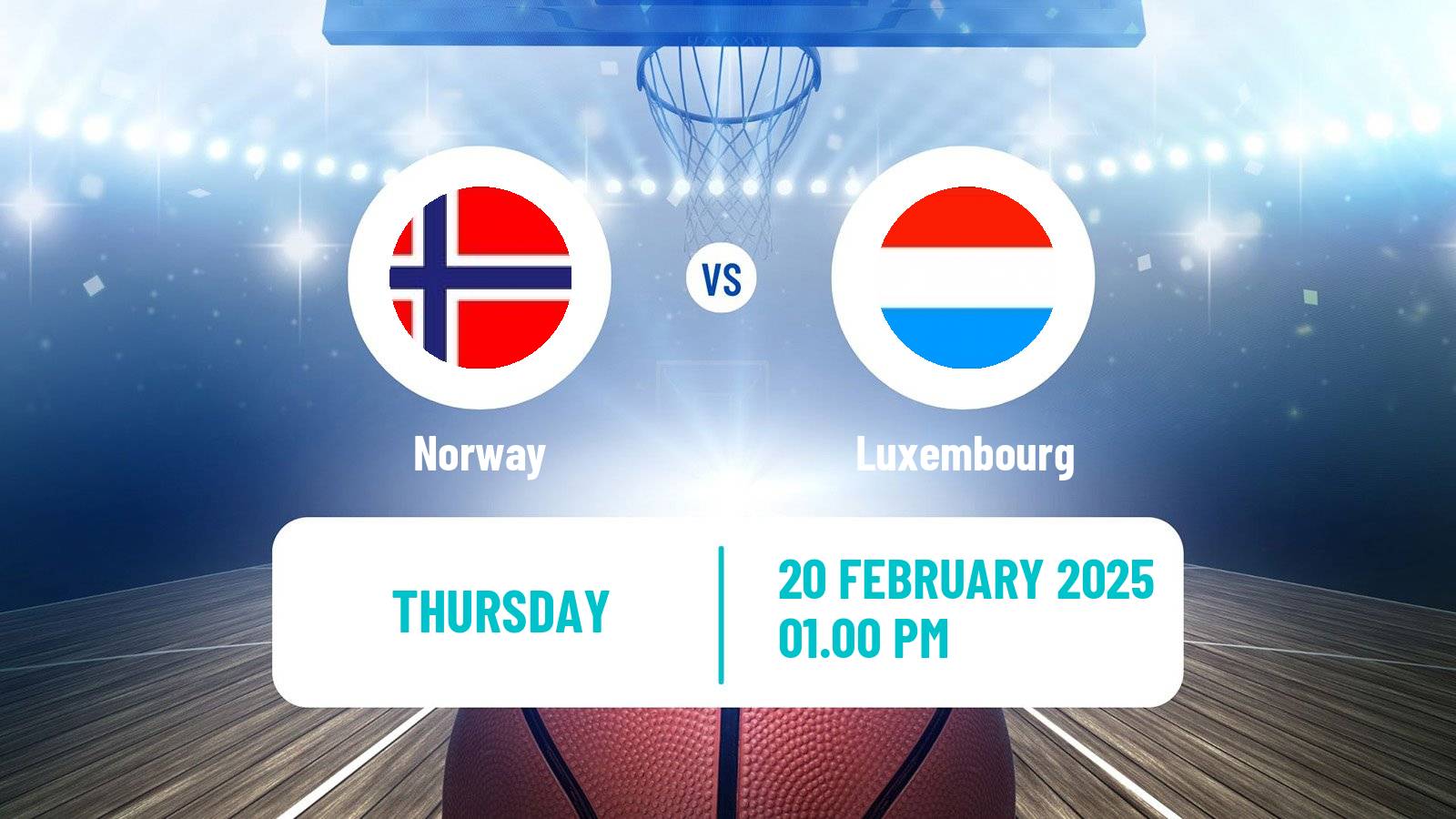 Basketball World Championship Basketball Norway - Luxembourg