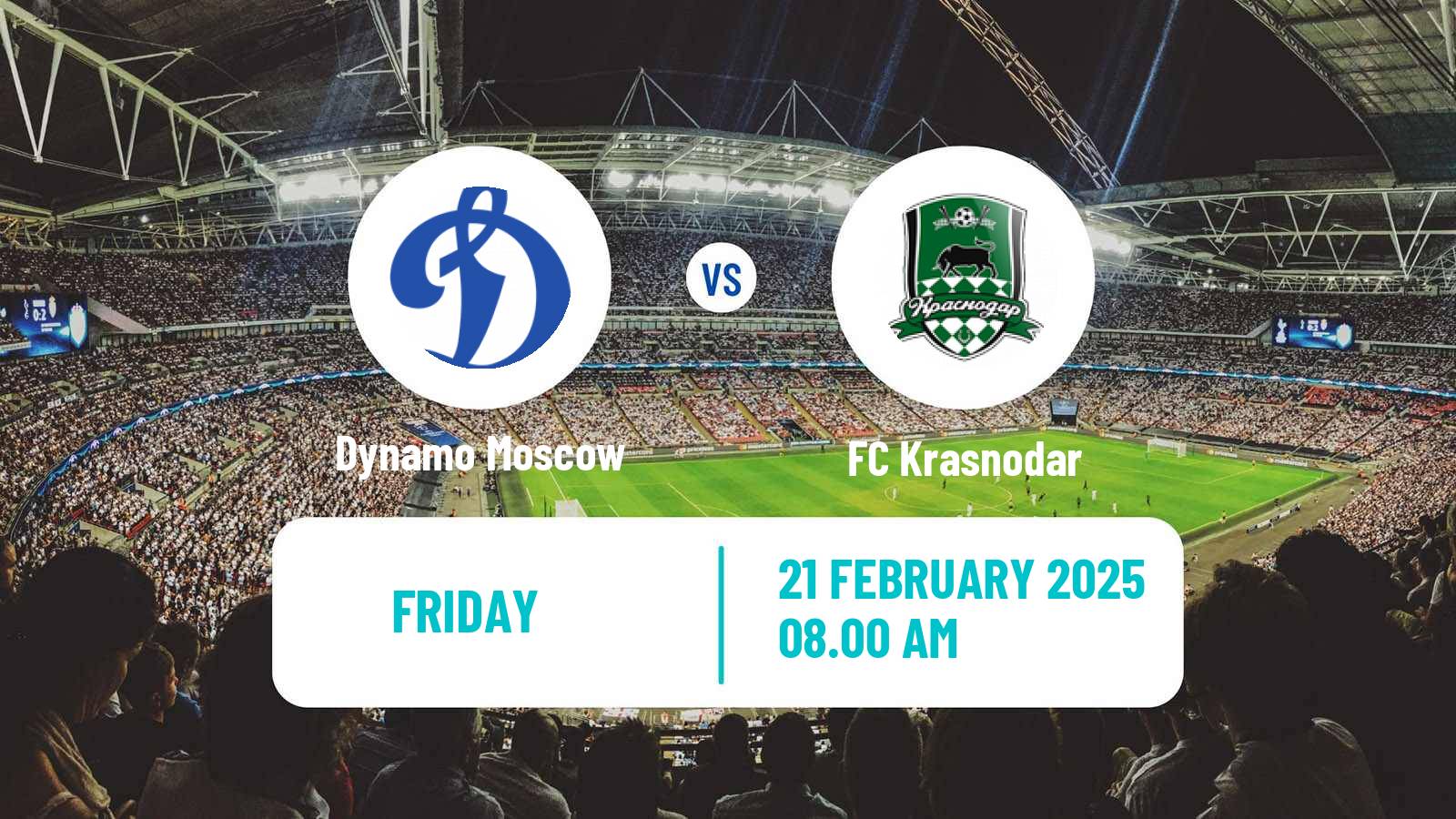 Soccer Club Friendly Dynamo Moscow - Krasnodar