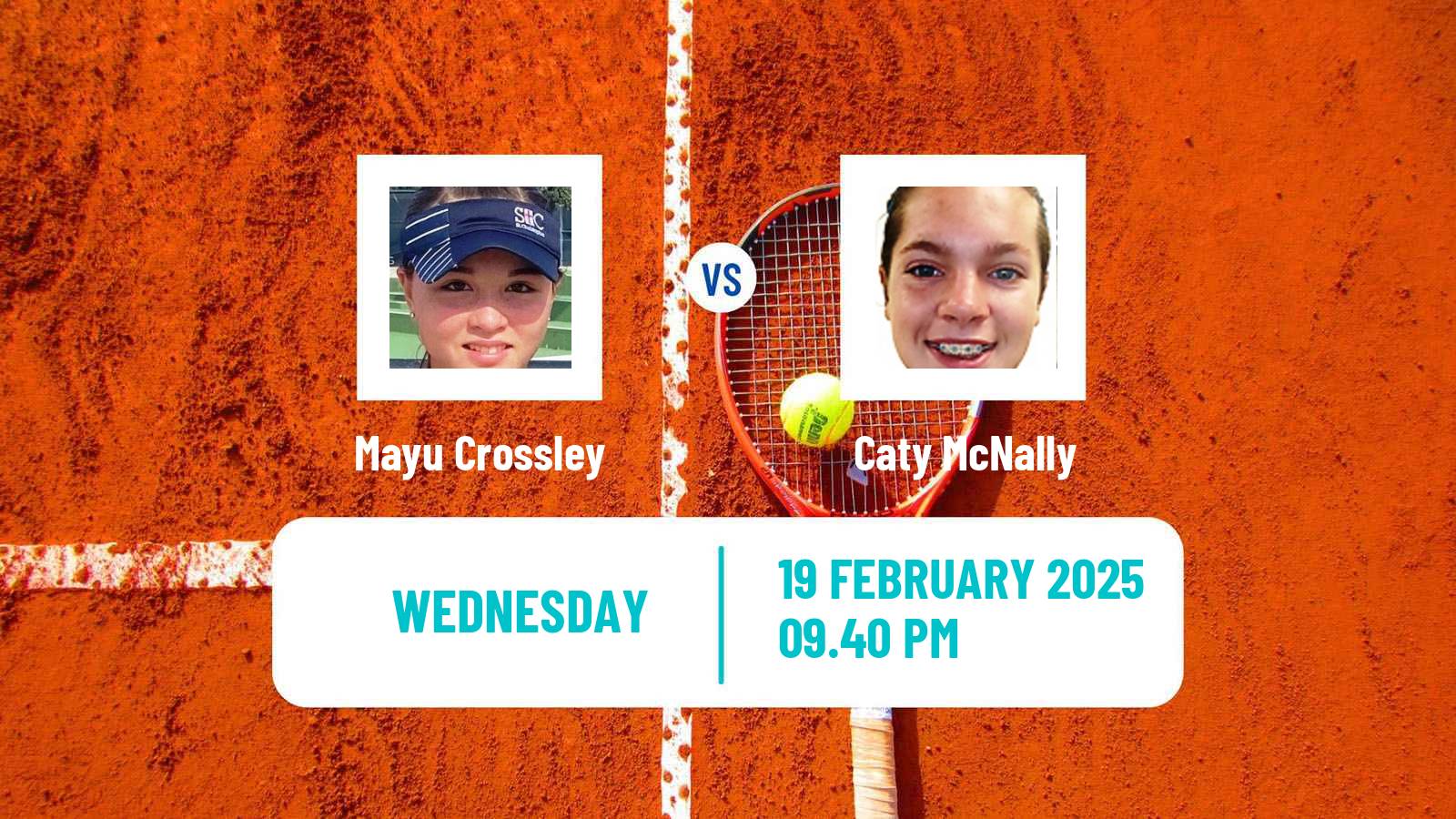 Tennis ITF W50 Spring Tx Women Mayu Crossley - Caty McNally