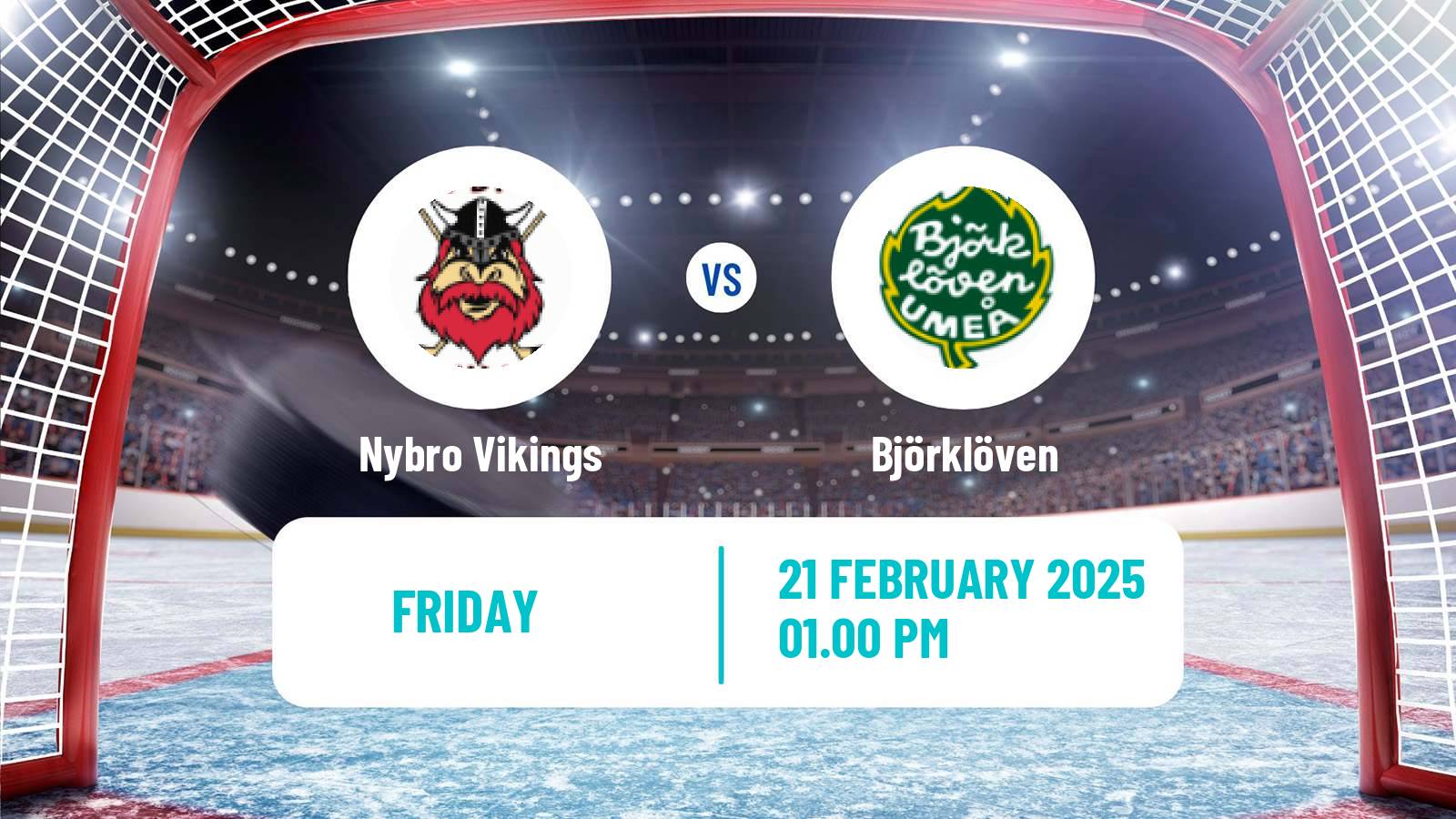 Hockey Swedish Hockey Allsvenskan Nybro Vikings - Björklöven