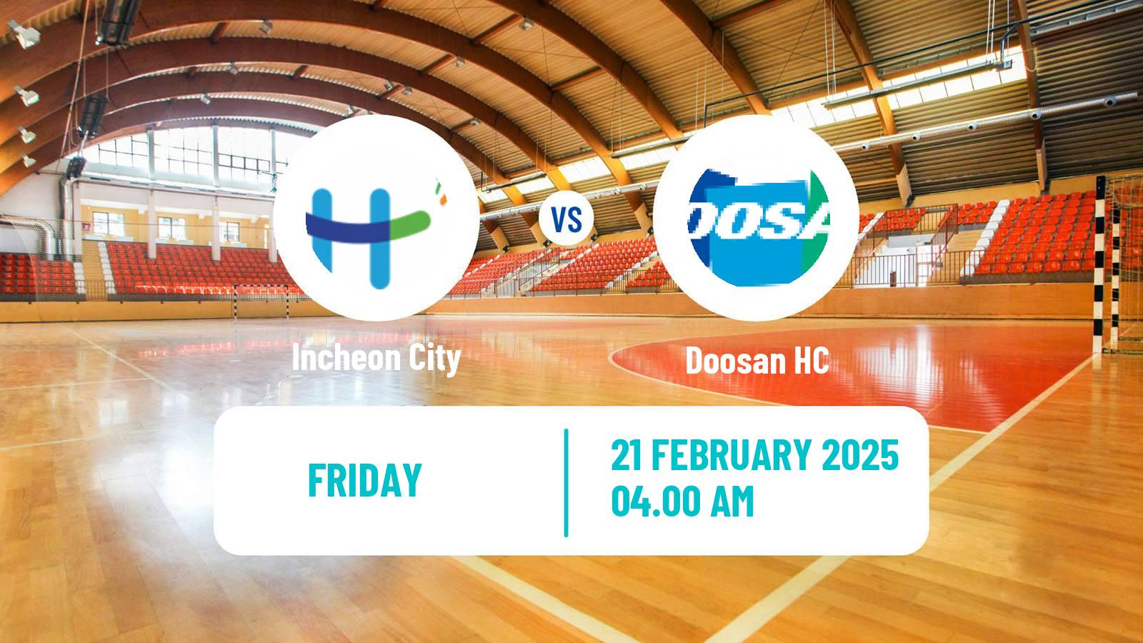 Handball South Korean 1st League Handball Incheon City - Doosan