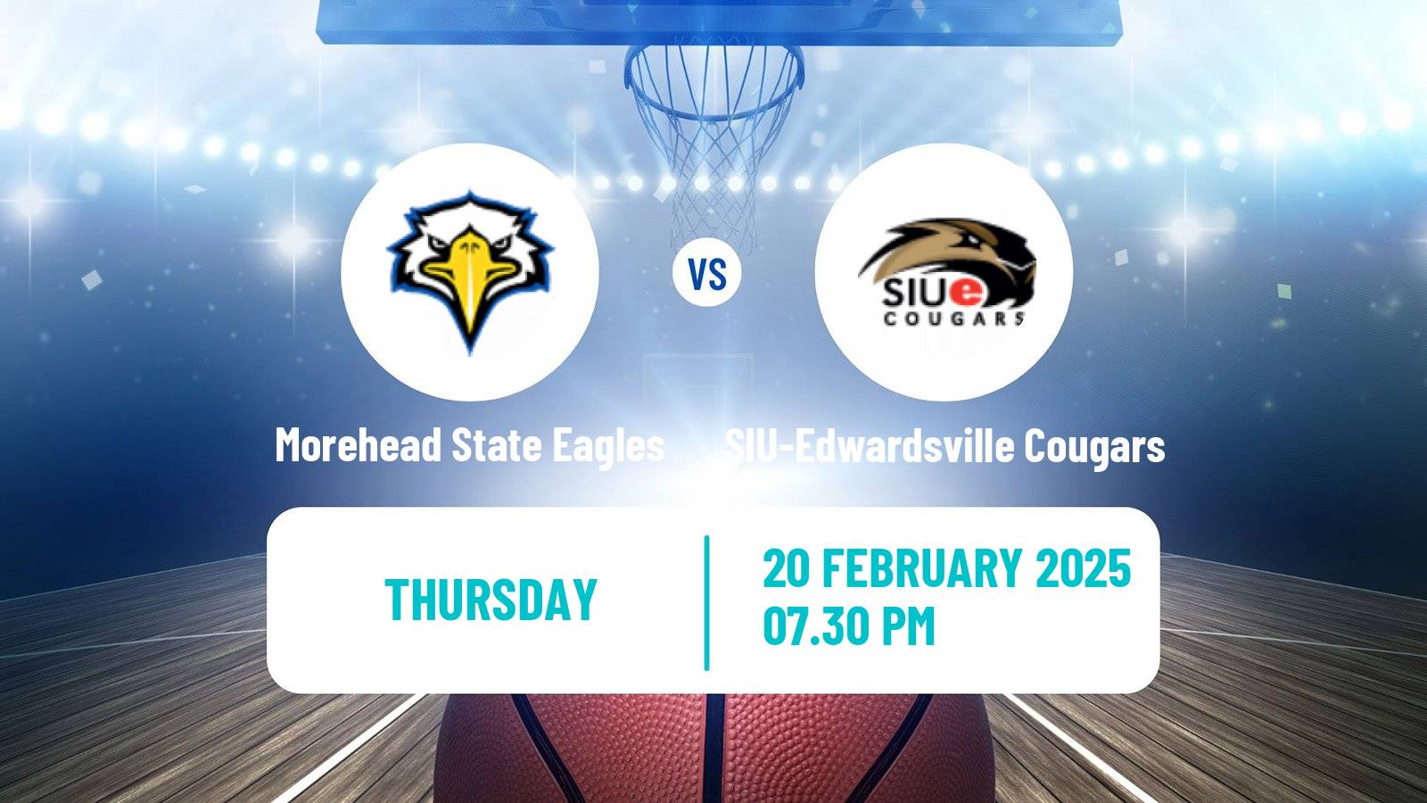 Basketball NCAA College Basketball Morehead State Eagles - SIU-Edwardsville Cougars