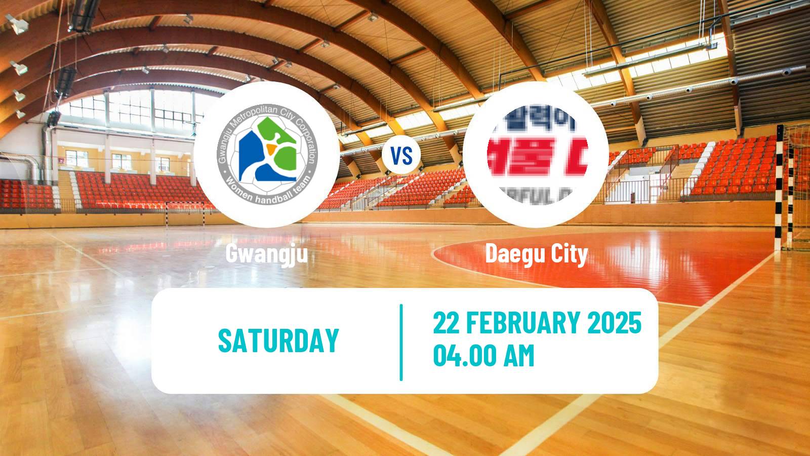 Handball South Korean 1st League Handball Women Gwangju - Daegu City