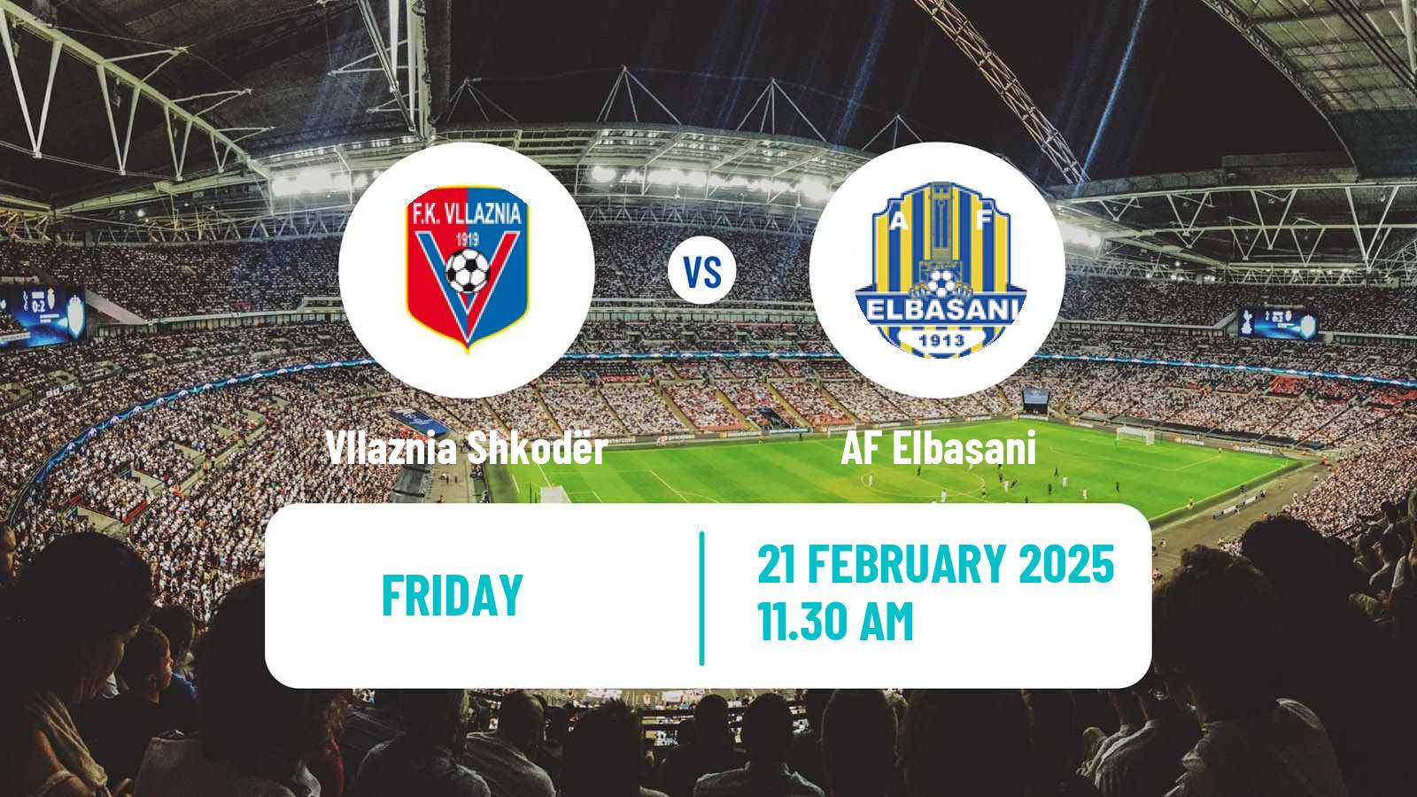 Soccer Albanian Super League Vllaznia Shkodër - AF Elbasani