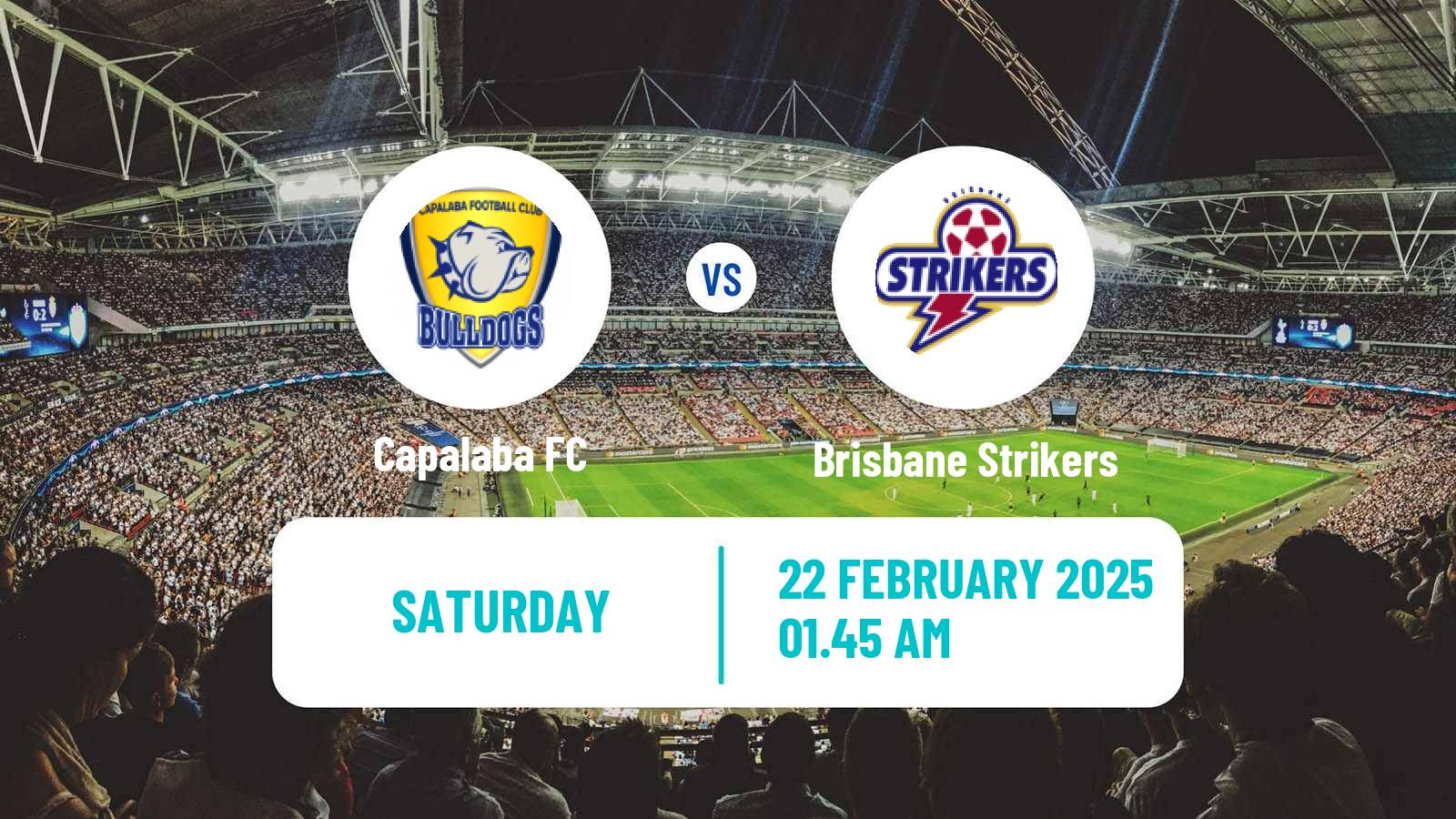 Soccer Australian Queensland Premier League Capalaba - Brisbane Strikers