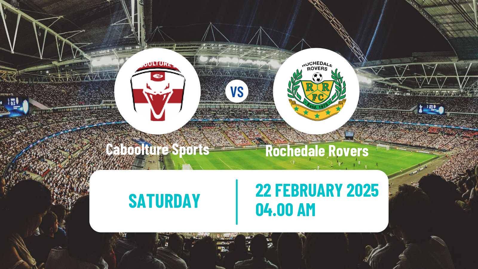 Soccer Australian Queensland Premier League Caboolture Sports - Rochedale Rovers