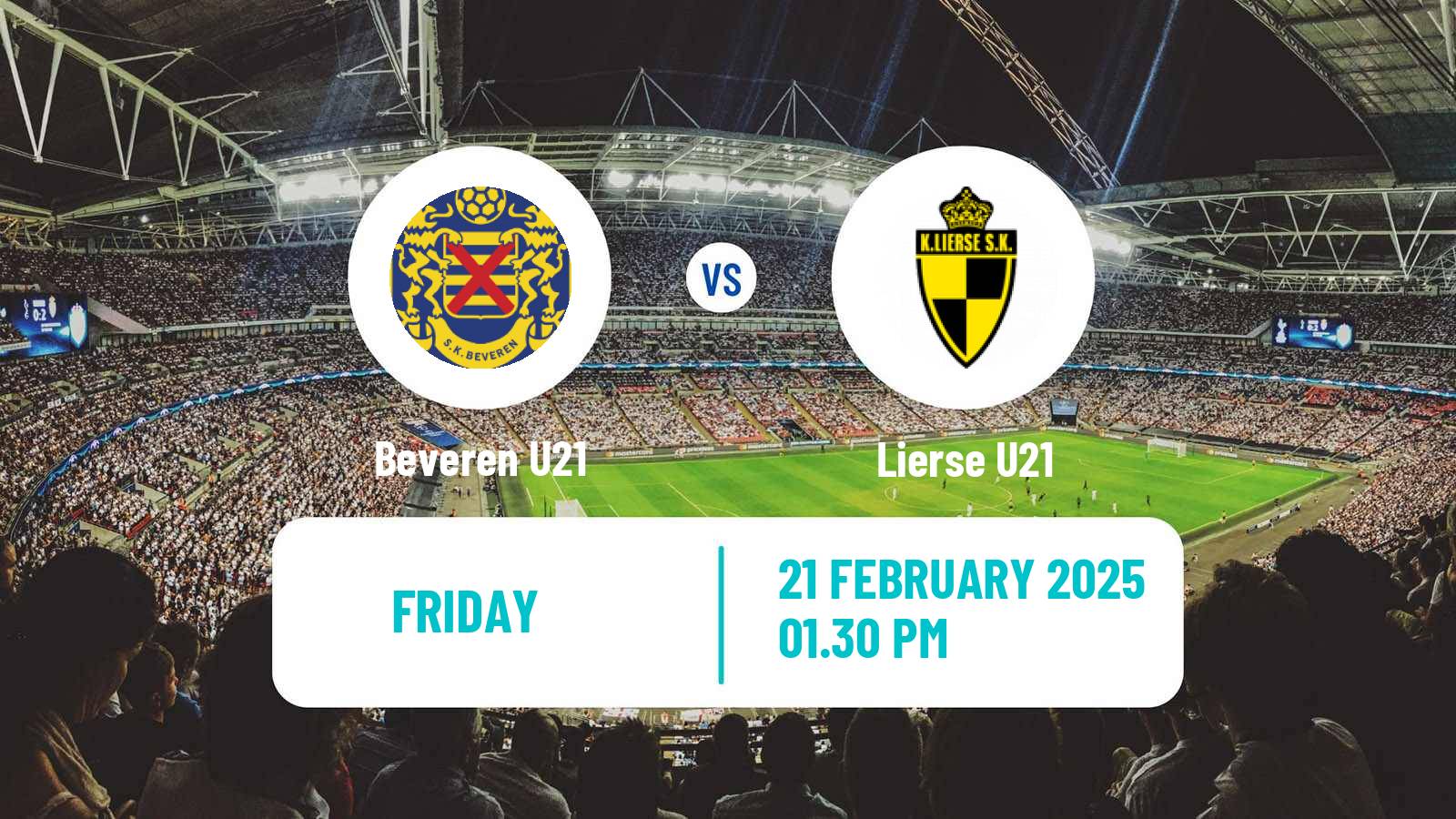 Soccer Belgian Pro League U21 Beveren U21 - Lierse U21