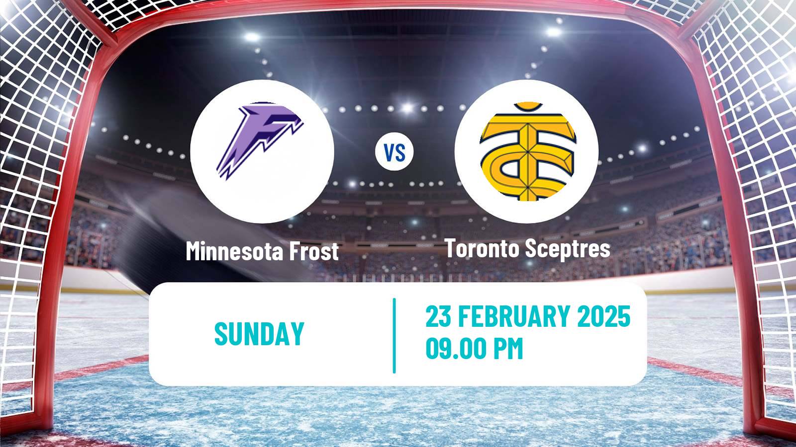 Hockey PWHL Women Minnesota Frost - Toronto Sceptres