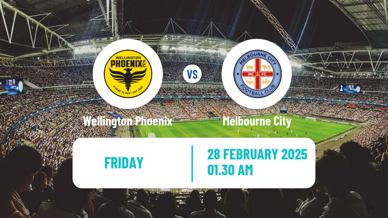 Soccer Australian A-League Wellington Phoenix - Melbourne City