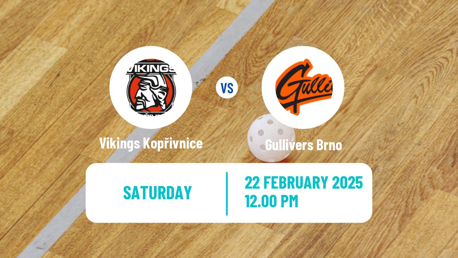 Floorball Czech 1 Liga Floorball Vikings Kopřivnice - Gullivers Brno