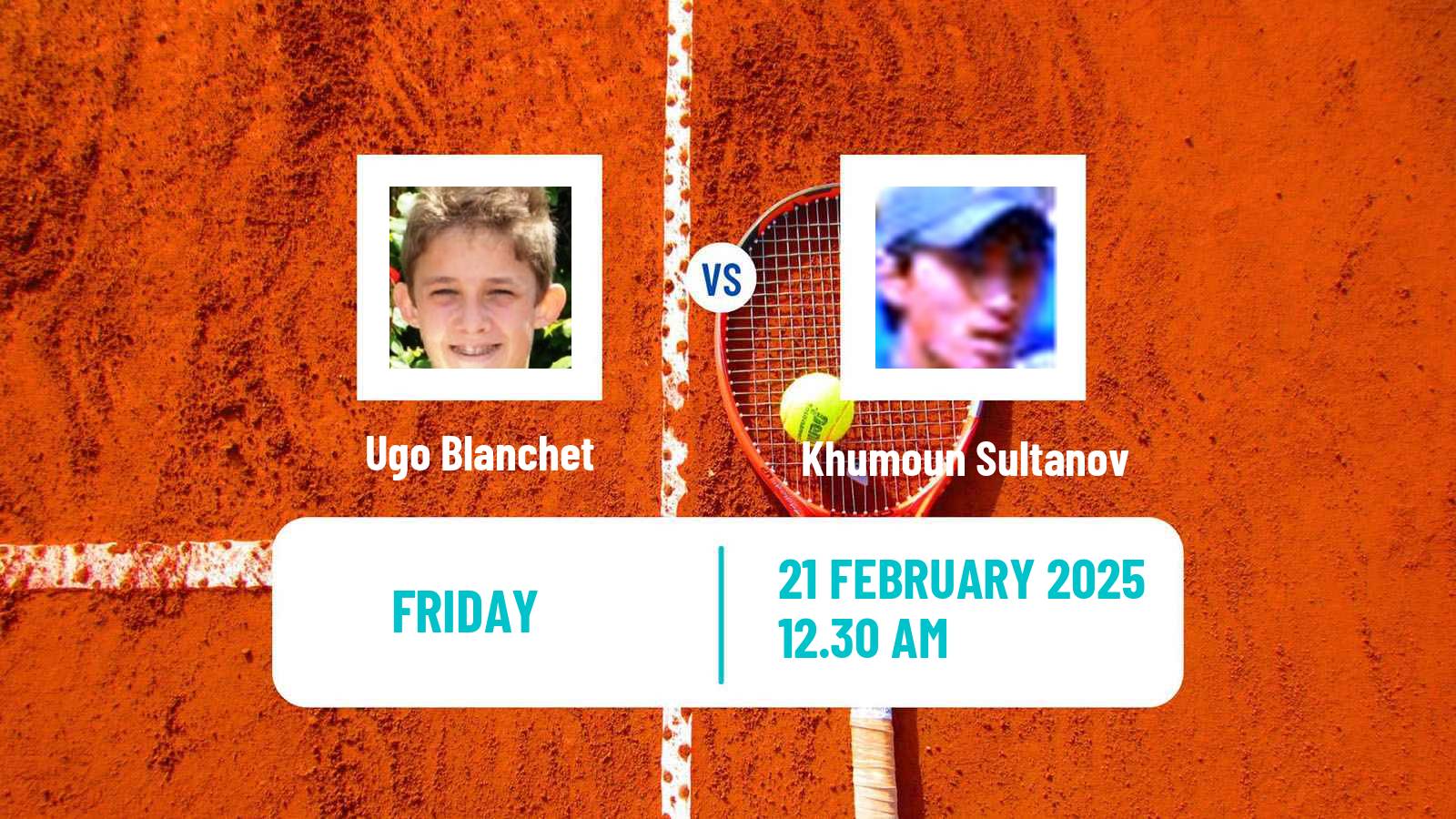 Tennis Pune Challenger Men Ugo Blanchet - Khumoun Sultanov