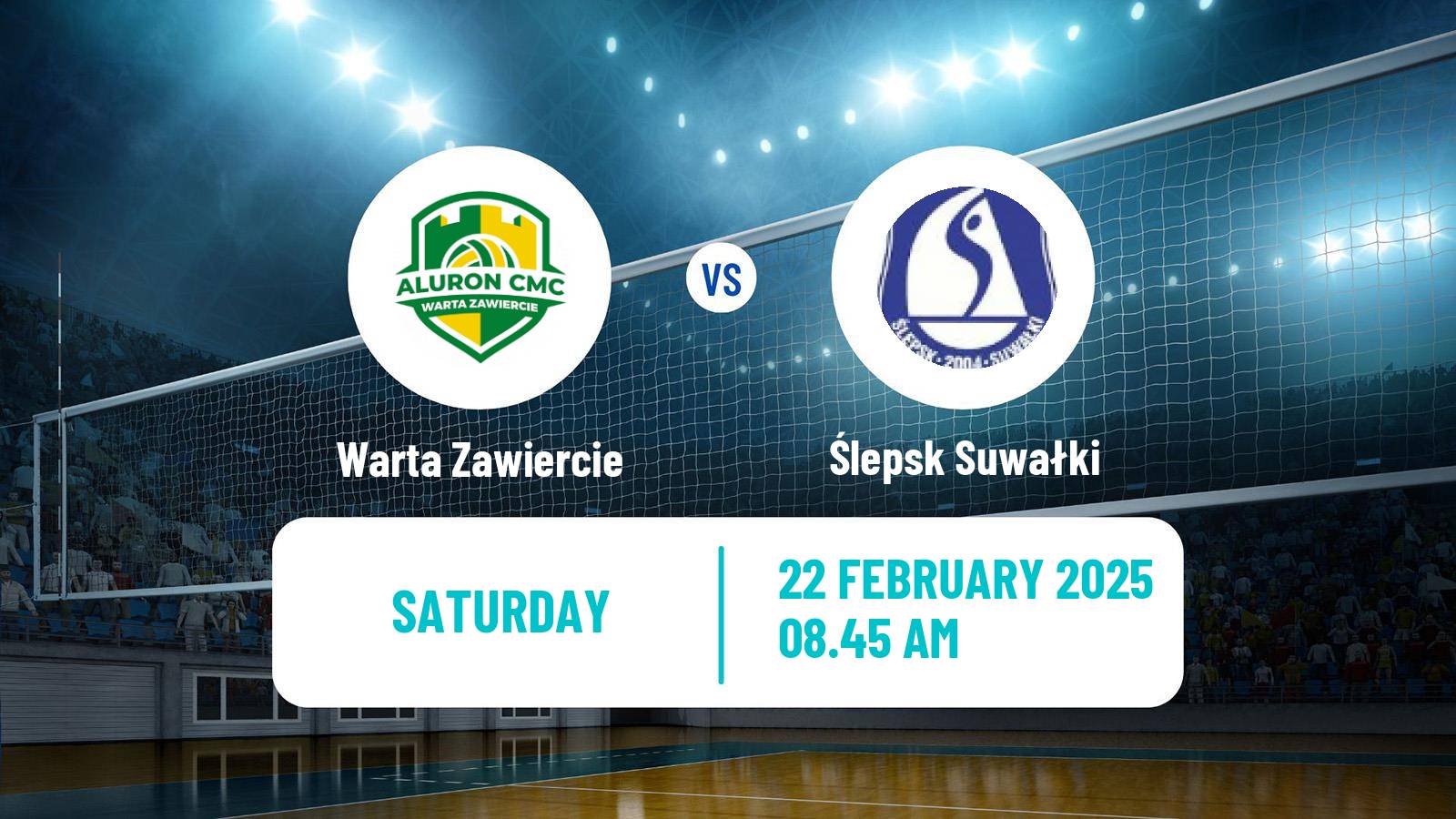 Volleyball Polish PlusLiga Warta Zawiercie - Ślepsk Suwałki