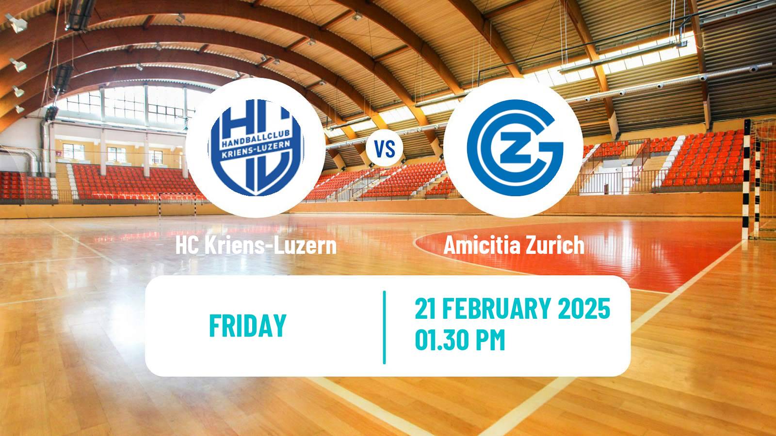 Handball Swiss NLA Handball HC Kriens-Luzern - Amicitia Zurich