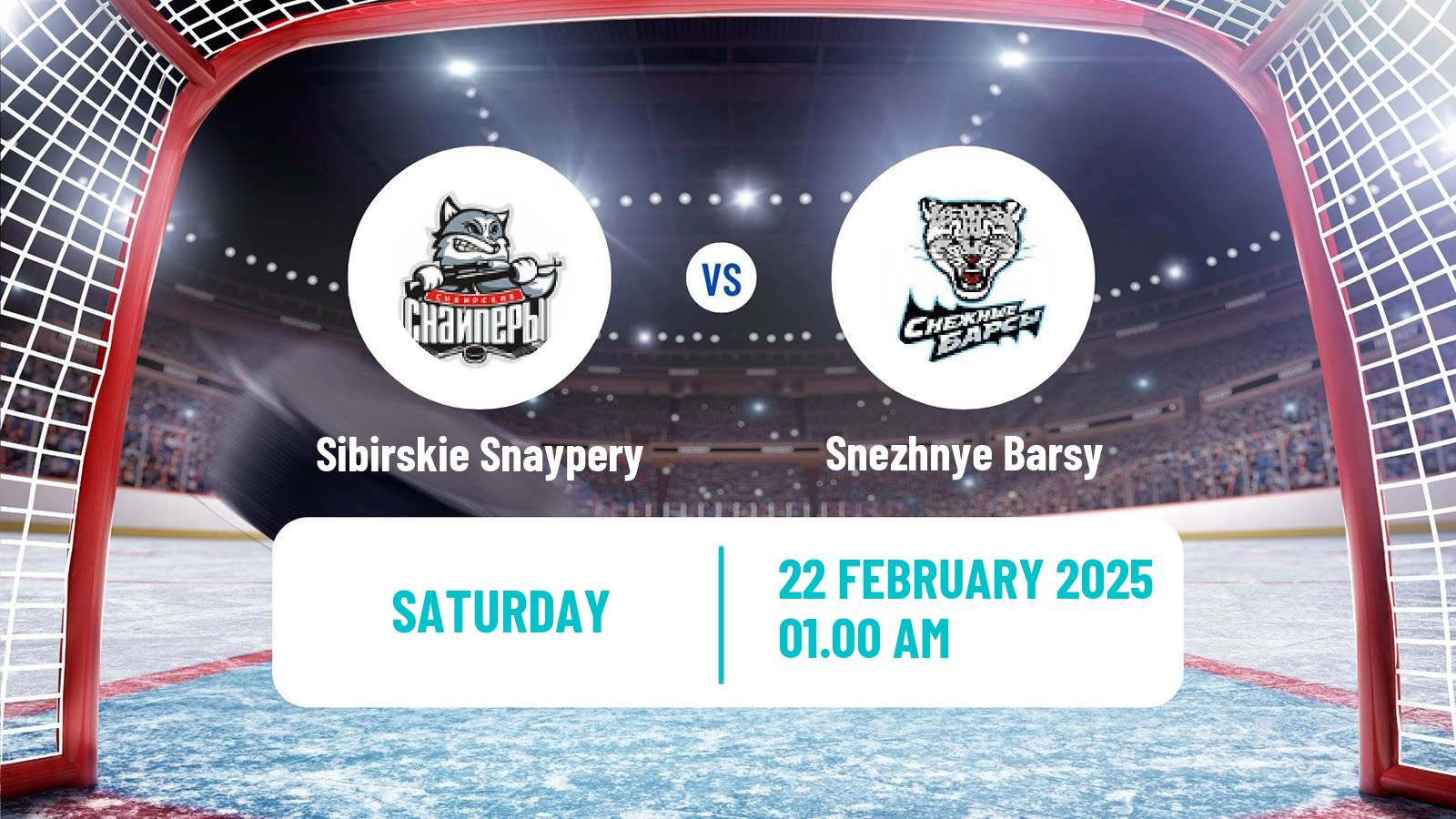 Hockey MHL Sibirskie Snaypery - Snezhnye Barsy