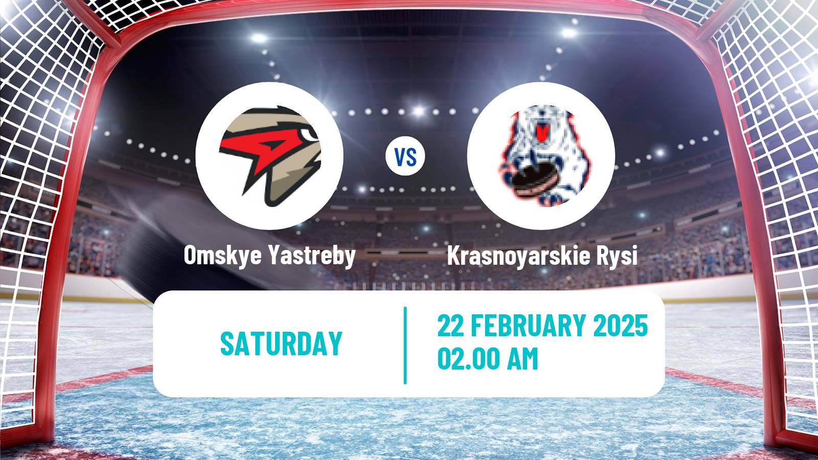 Hockey MHL Omskye Yastreby - Krasnoyarskie Rysi