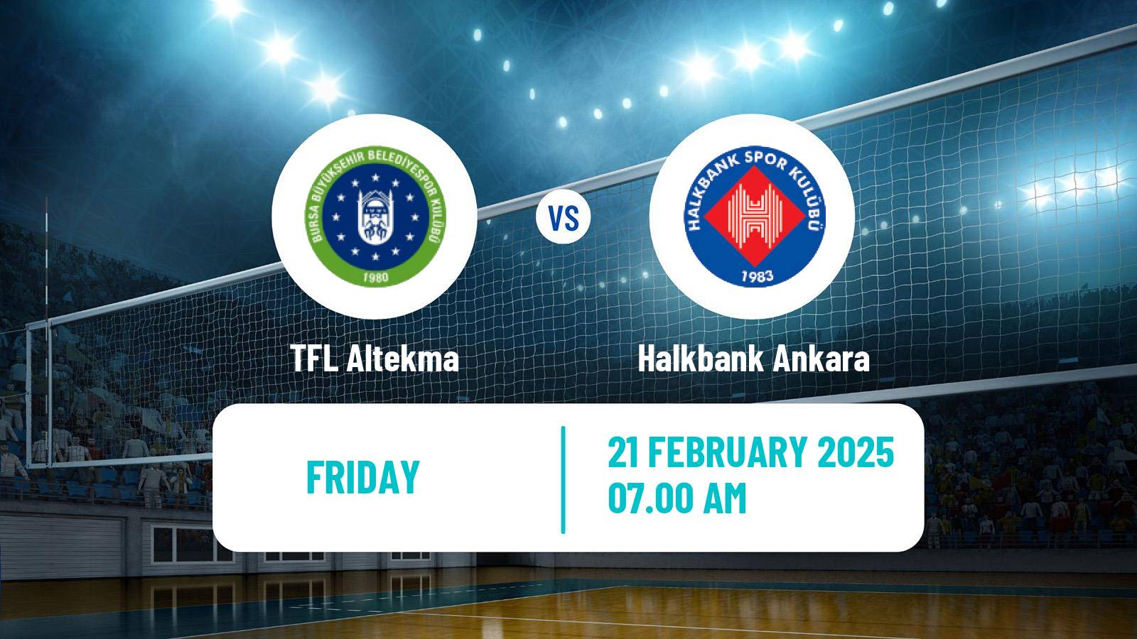 Volleyball Turkish Efeler Ligi Volleyball TFL Altekma - Halkbank Ankara