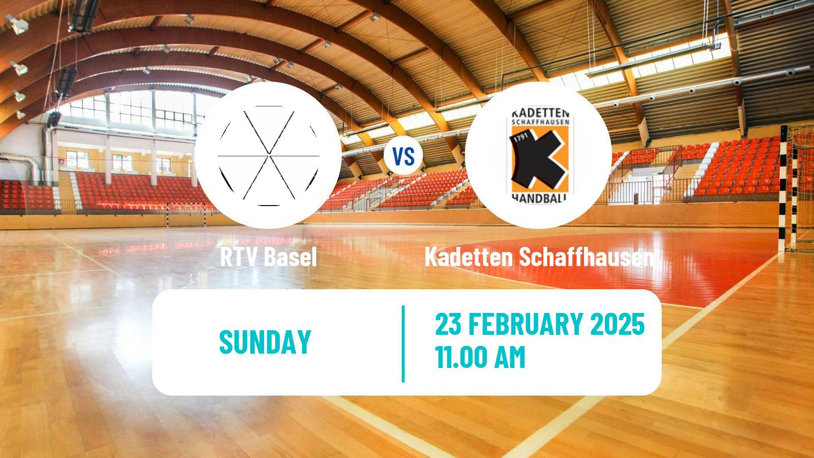 Handball Swiss NLA Handball RTV Basel - Kadetten Schaffhausen