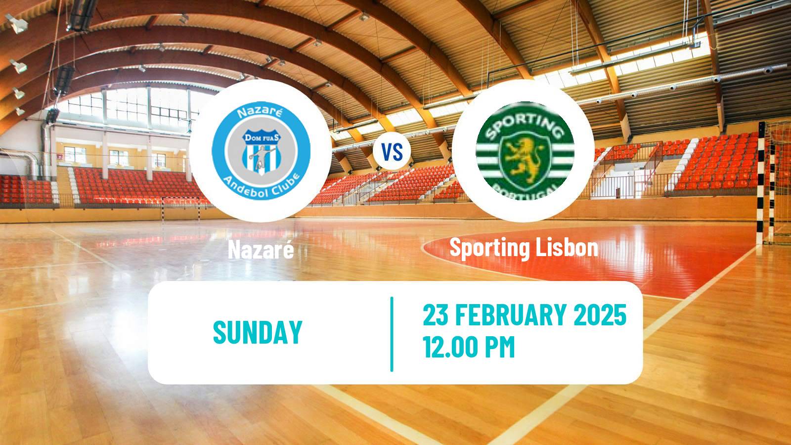 Handball Portuguese Andebol 1 Nazaré - Sporting Lisbon