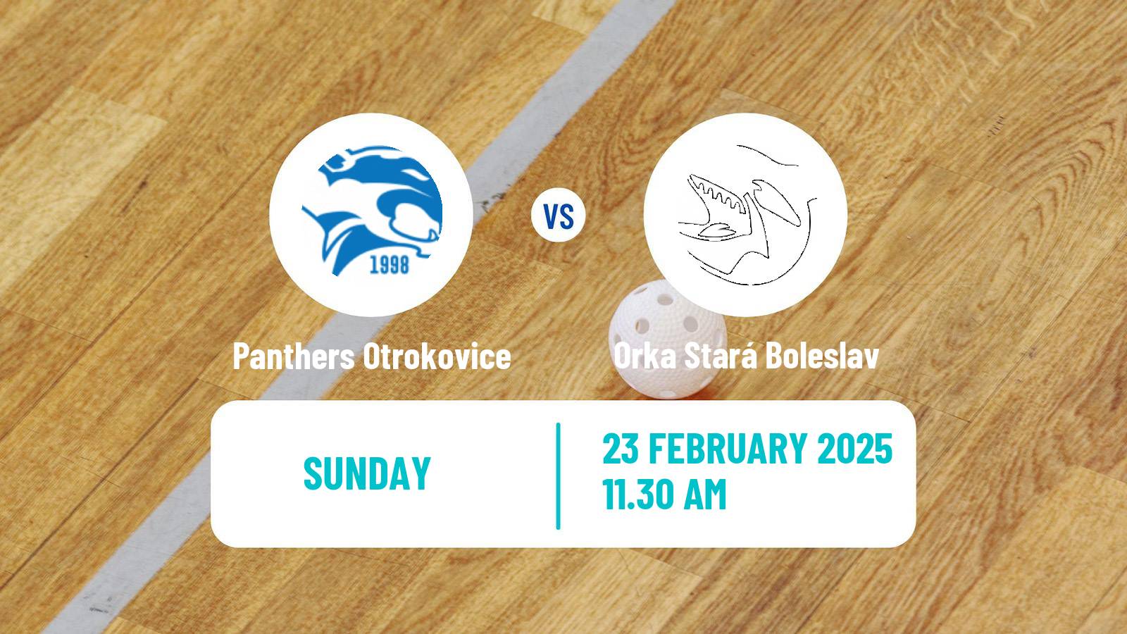 Floorball Czech 1 Liga Floorball Panthers Otrokovice - Orka Stará Boleslav