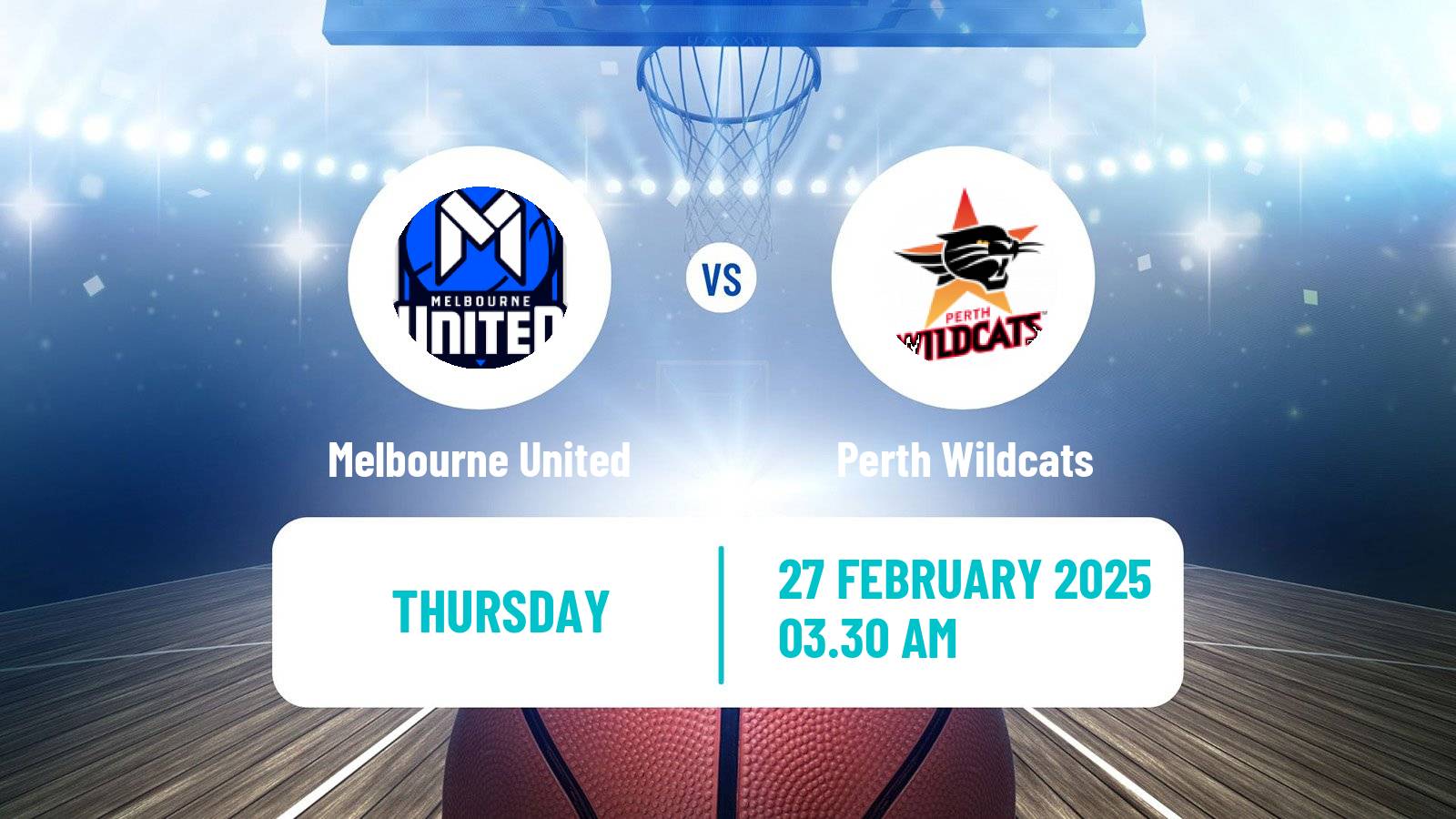 Basketball Australian NBL Melbourne United - Perth Wildcats