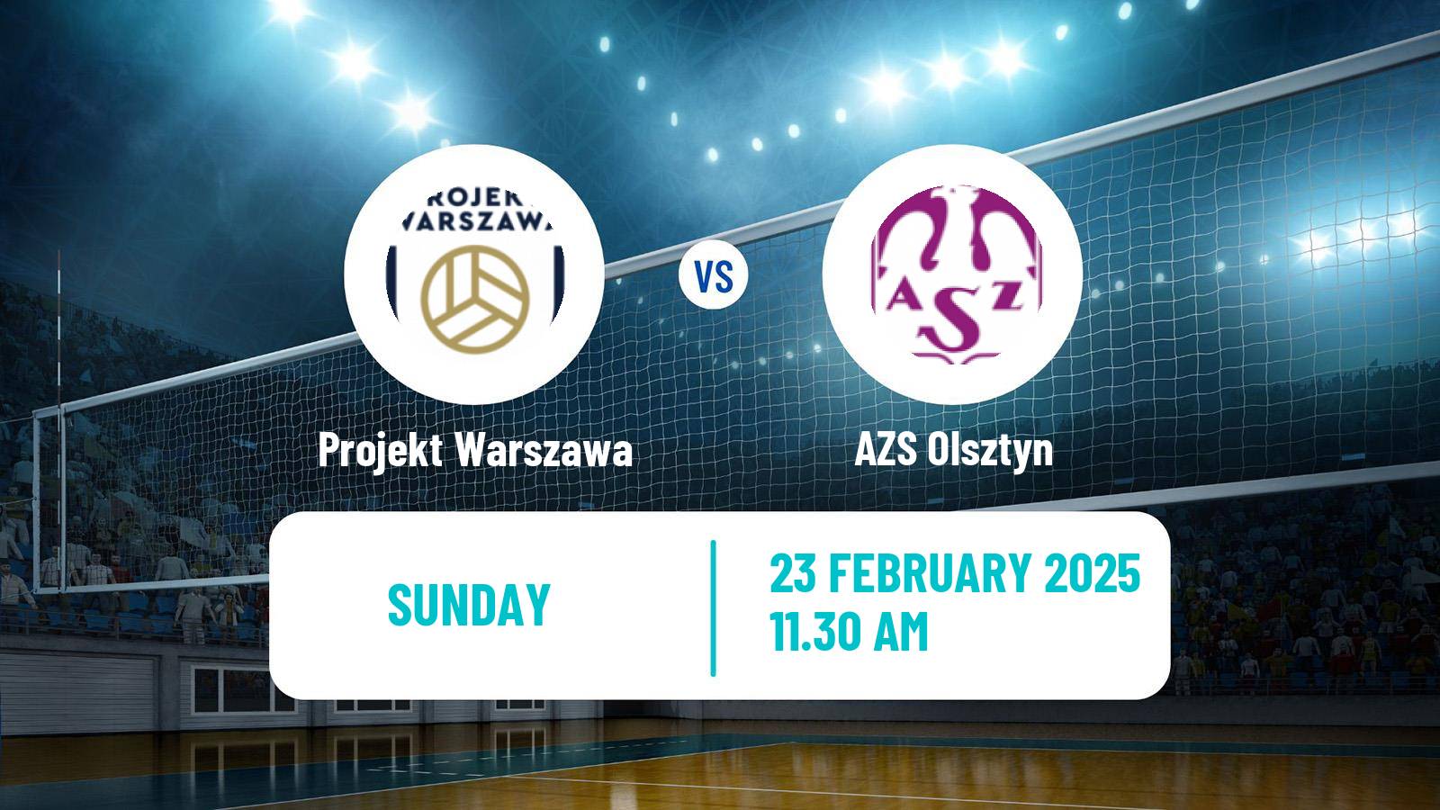 Volleyball Polish PlusLiga Projekt Warszawa - AZS Olsztyn