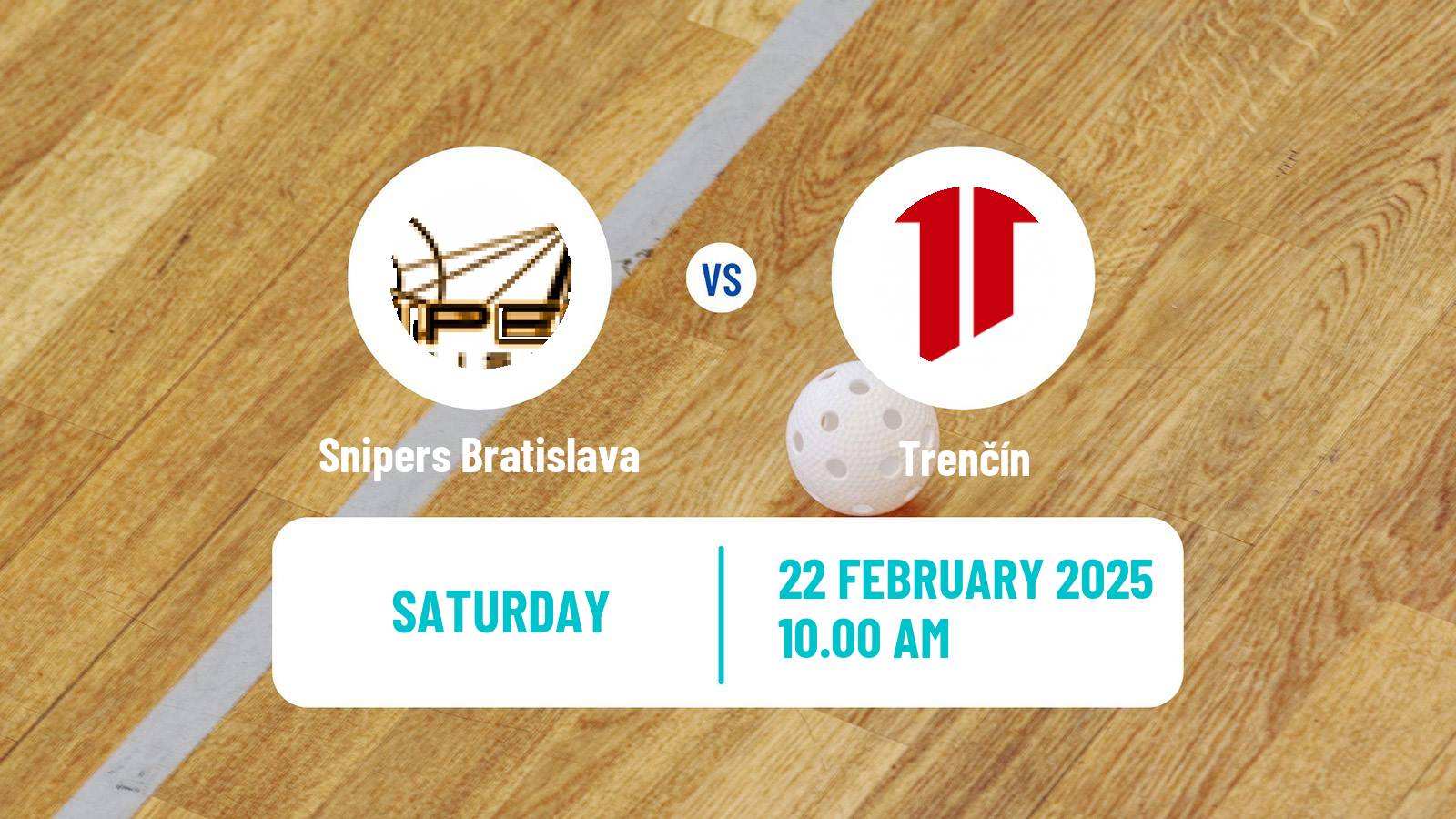 Floorball Slovak Extraliga Floorball Snipers Bratislava - Trenčín