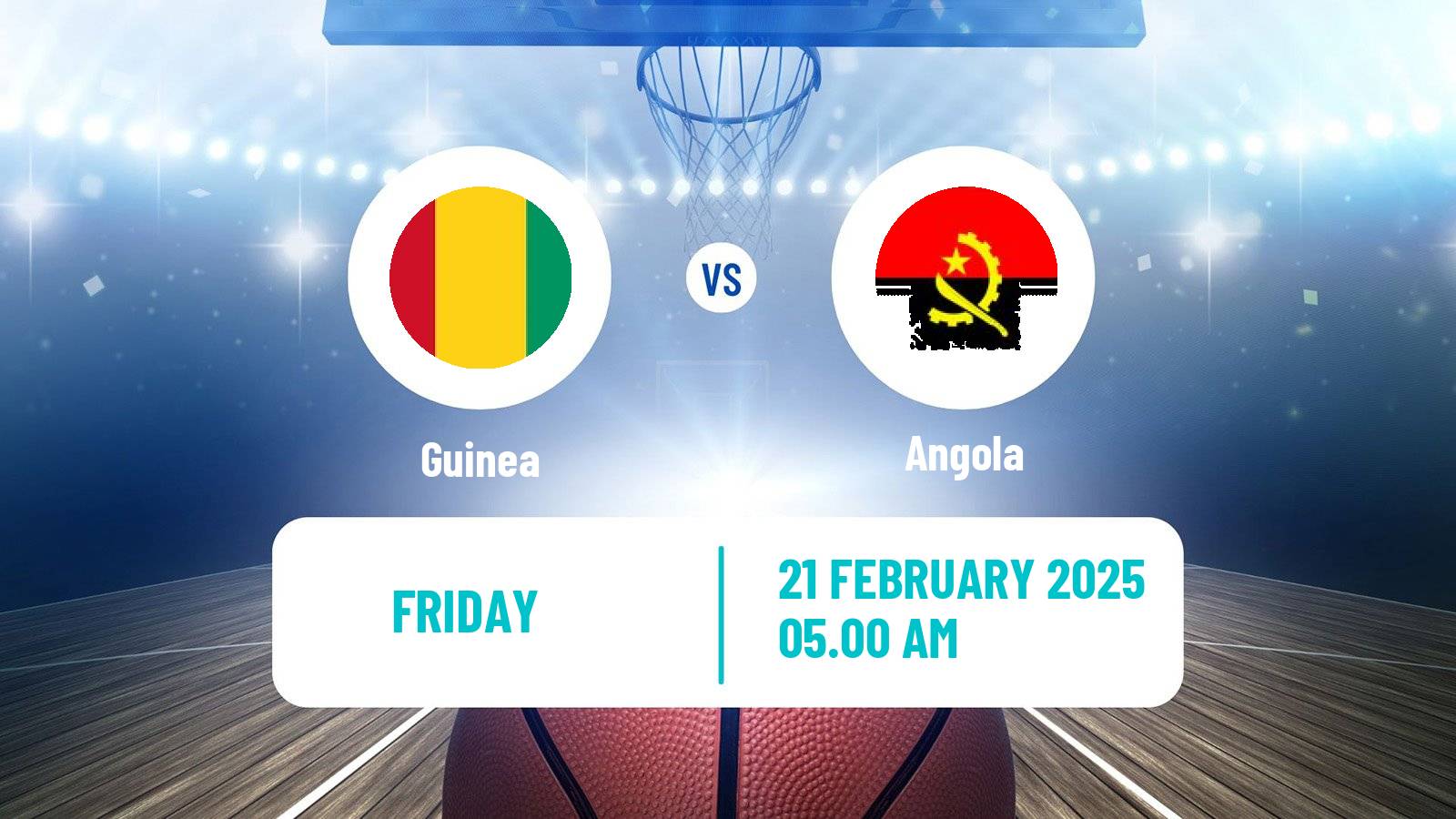 Basketball African Championship Basketball Guinea - Angola