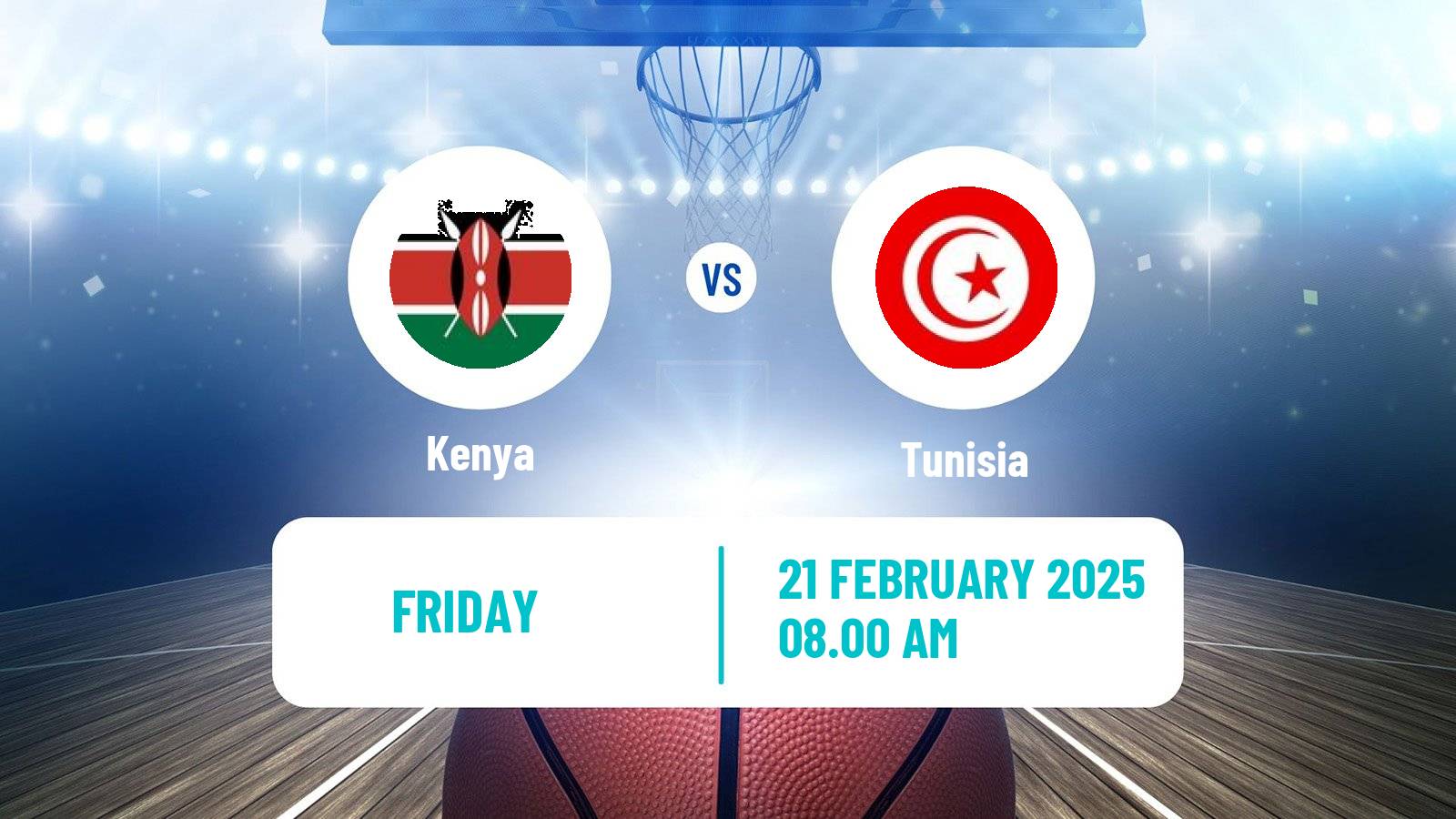 Basketball African Championship Basketball Kenya - Tunisia