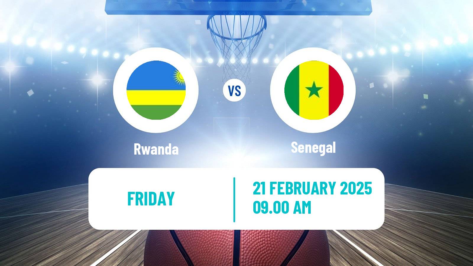 Basketball African Championship Basketball Rwanda - Senegal