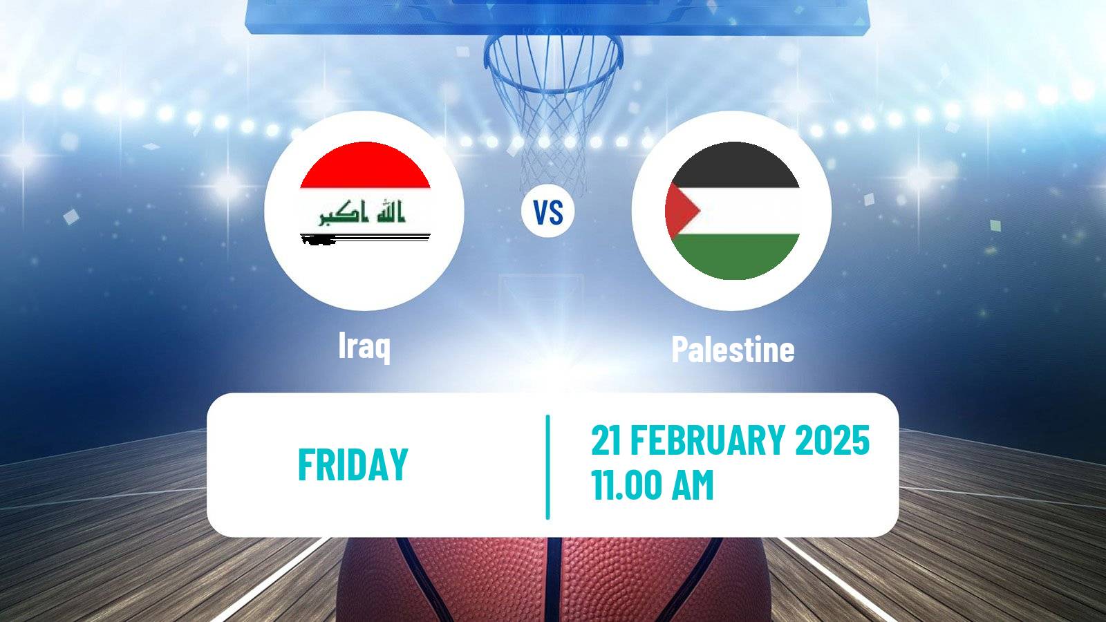 Basketball Asia Cup Basketball Iraq - Palestine