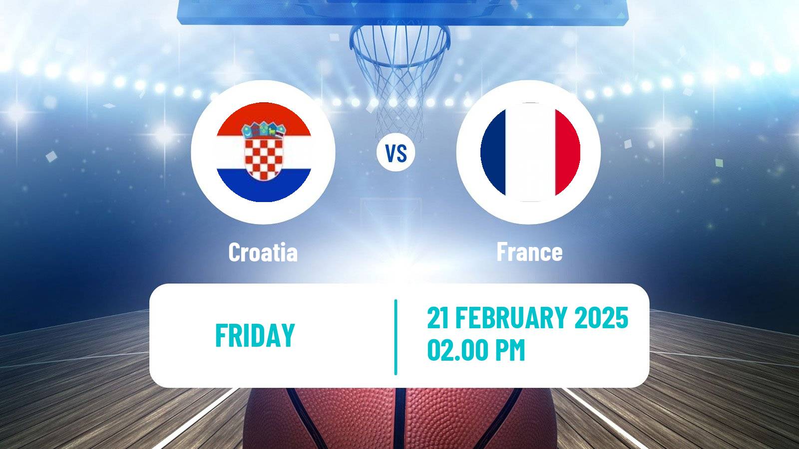 Basketball EuroBasket Croatia - France