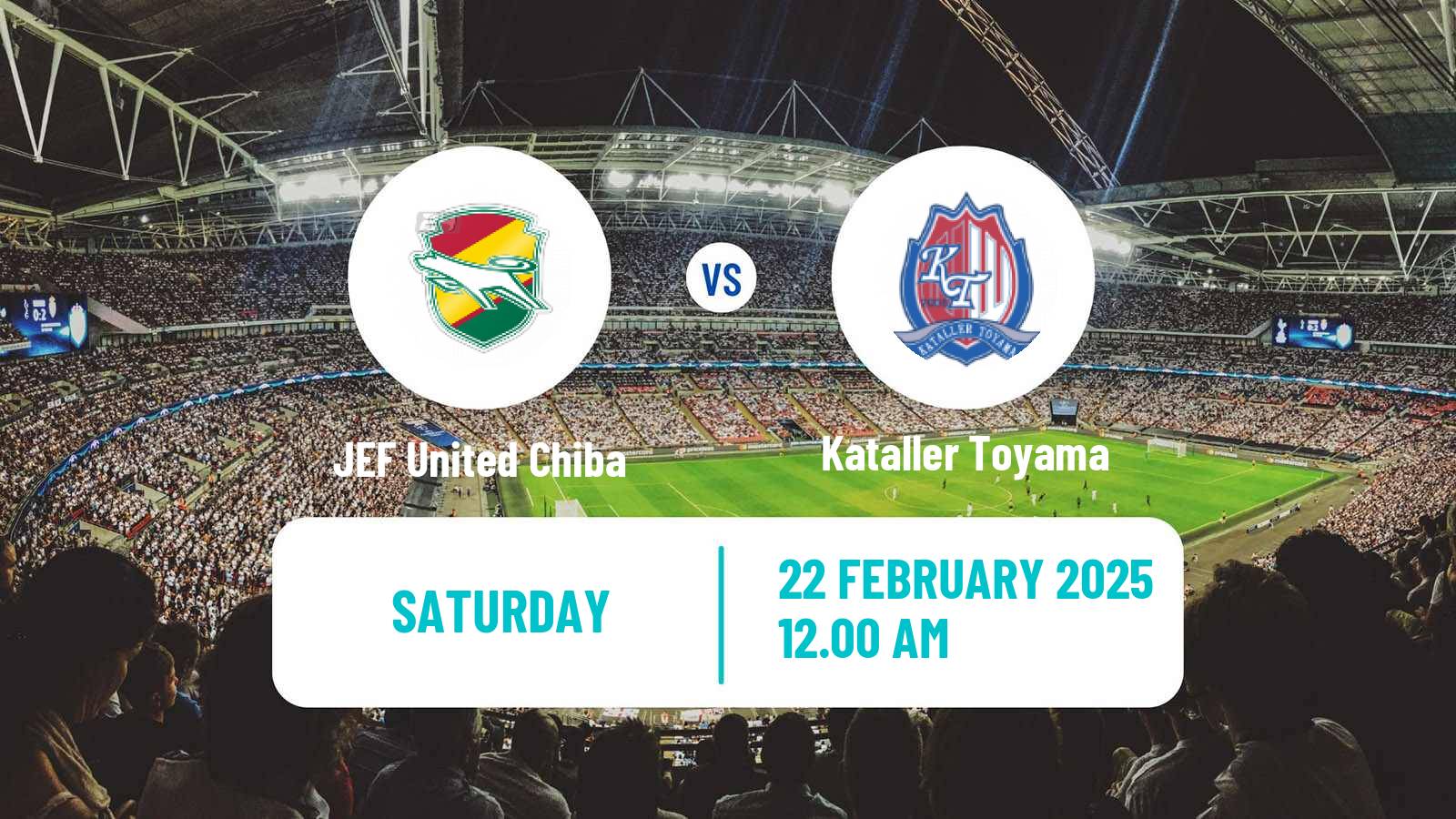 Soccer Japan J2 League JEF United Chiba - Kataller Toyama