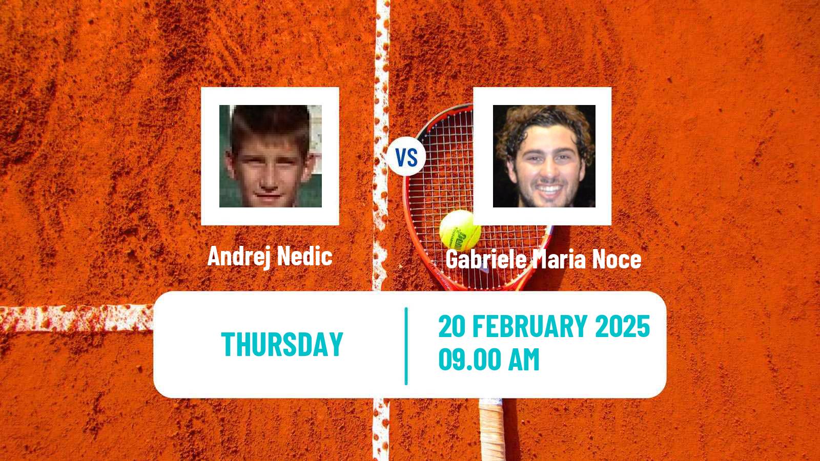 Tennis ITF M15 Antalya 5 Men Andrej Nedic - Gabriele Maria Noce