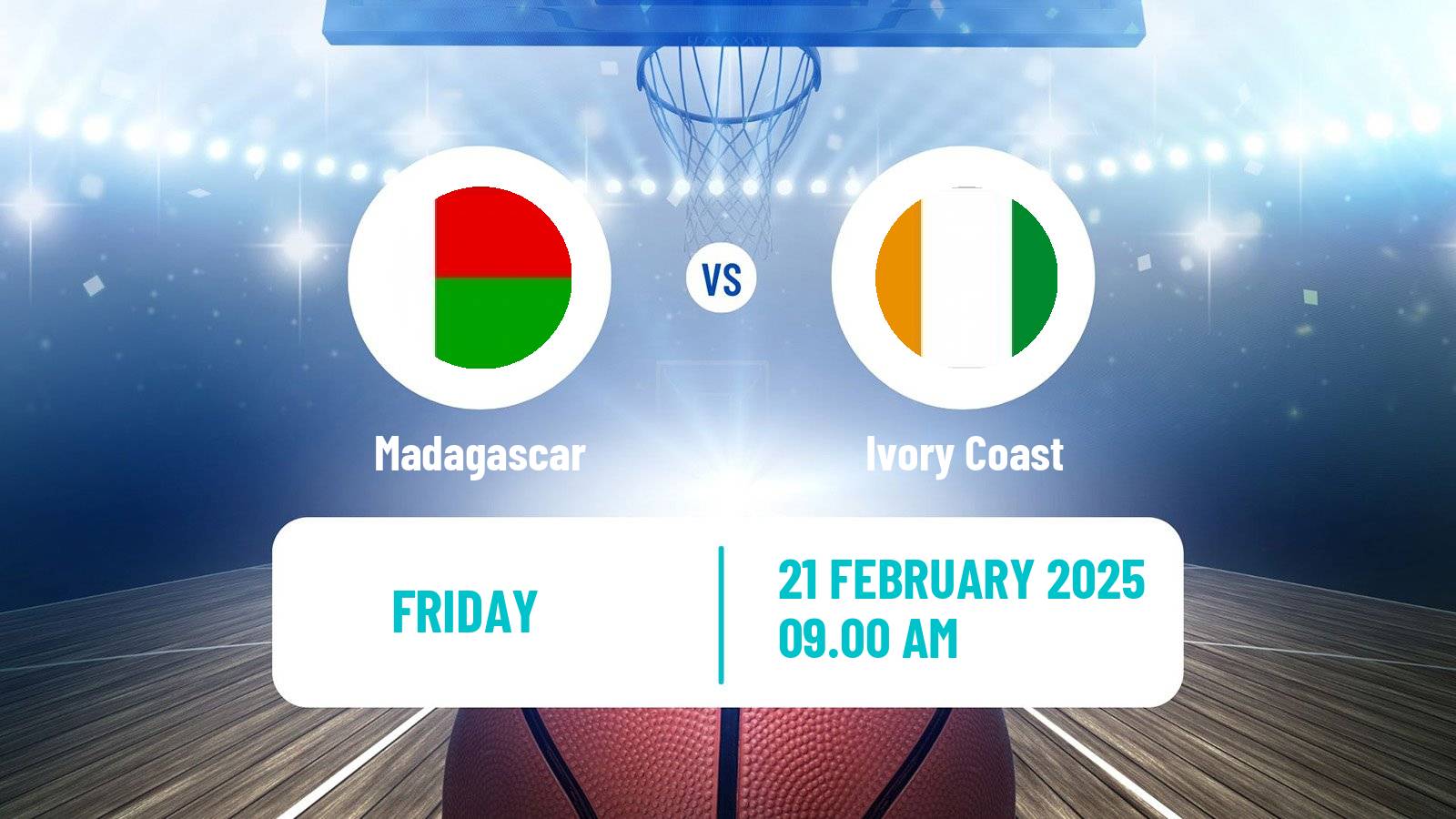 Basketball African Championship Basketball Madagascar - Ivory Coast