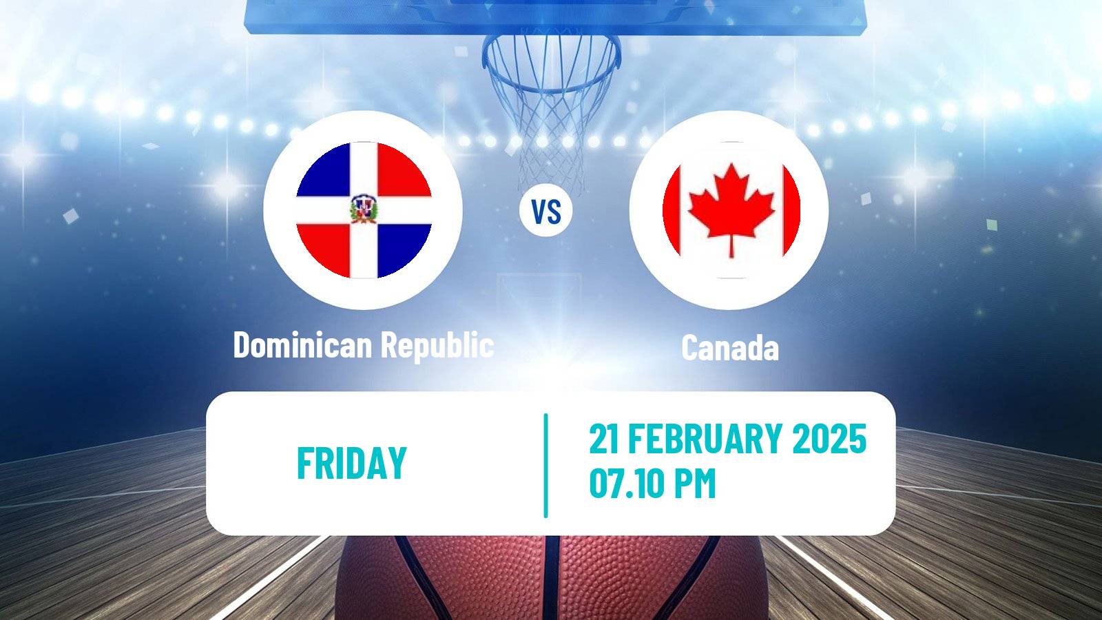 Basketball AmeriCup Basketball Dominican Republic - Canada