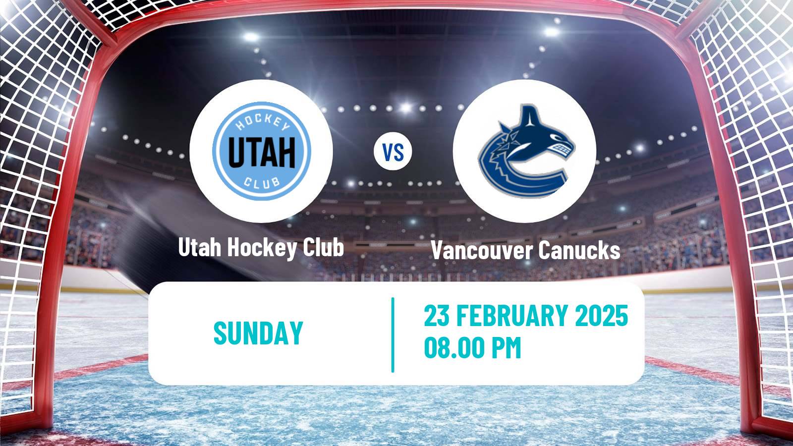 Hockey NHL Utah Hockey Club - Vancouver Canucks